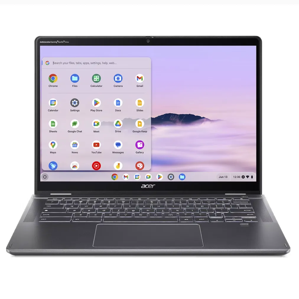 Ảnh chụp màn hình thông số kỹ thuật và giá bán của mẫu Acer Chromebook Plus Spin 514, một lựa chọn phổ biến trong phân khúc Chromebook Plus.