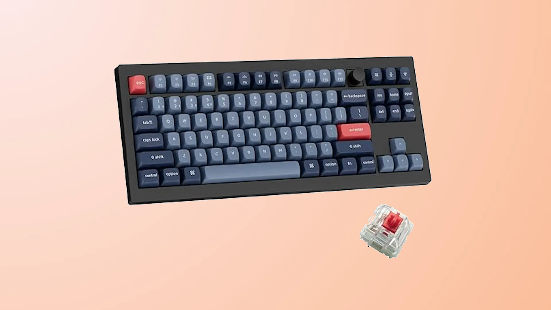 Bàn phím cơ Keychron V3 Max TKL đa kết nối, hỗ trợ QMK VIA và keycap PBT.