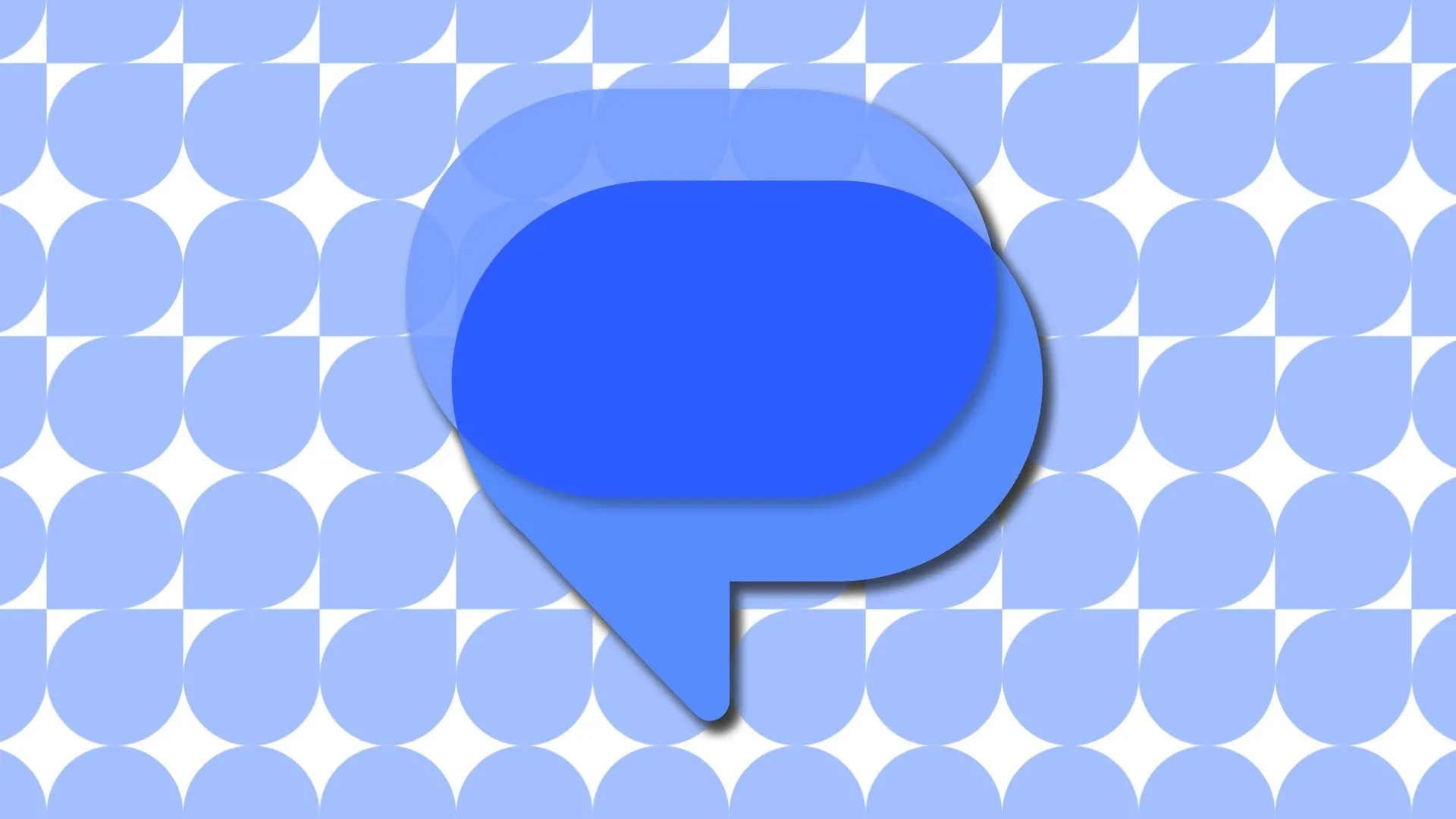 Biểu tượng ứng dụng Google Messages màu xanh trên màn hình điện thoại
