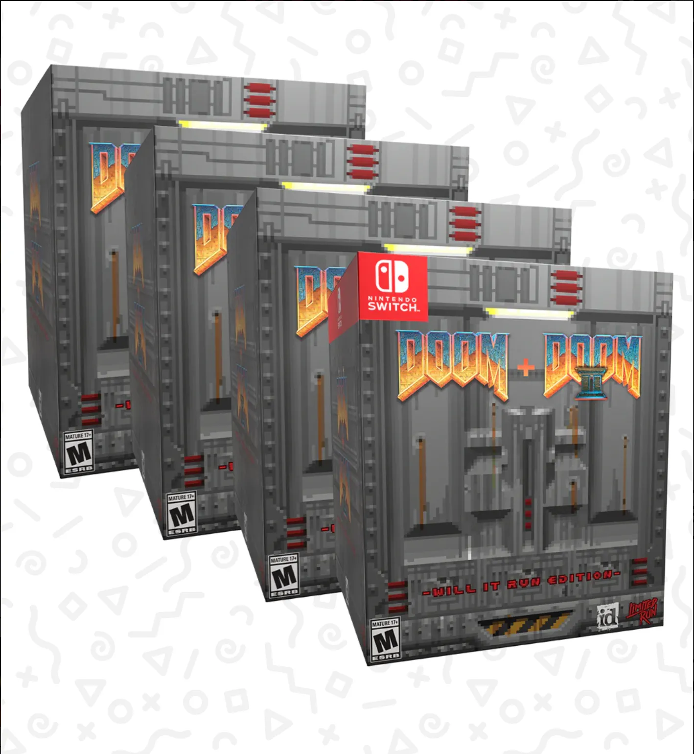Bộ sưu tập DOOM + DOOM II: Will It Run Edition đặc biệt của Limited Run Games.