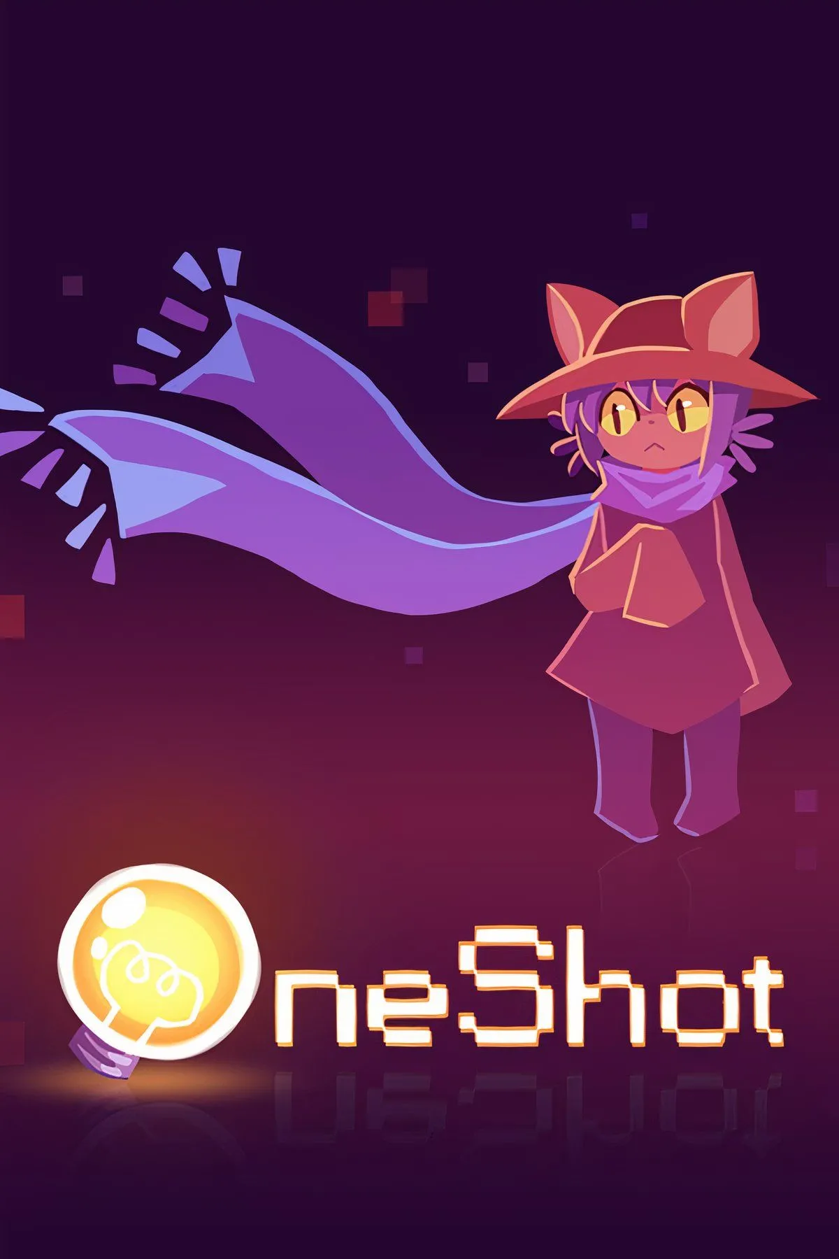 Cảnh chơi game OneShot với đồ họa pixel art đặc trưng và môi trường bí ẩn.