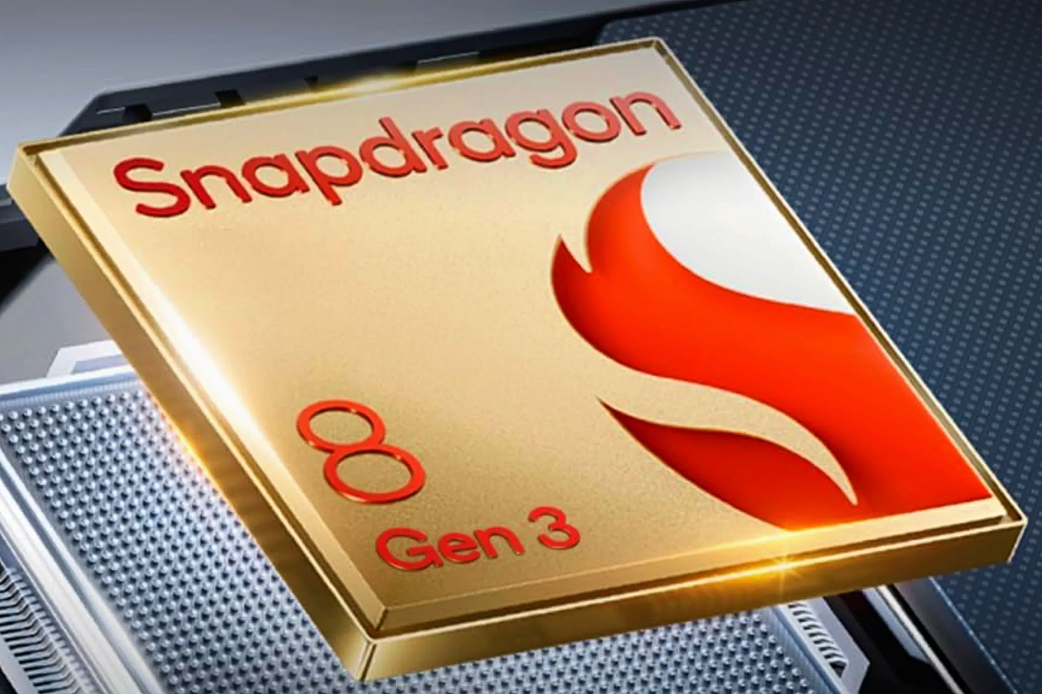 Chip Snapdragon 8 Gen 3 minh họa trên điện thoại Redmagic 9S Pro