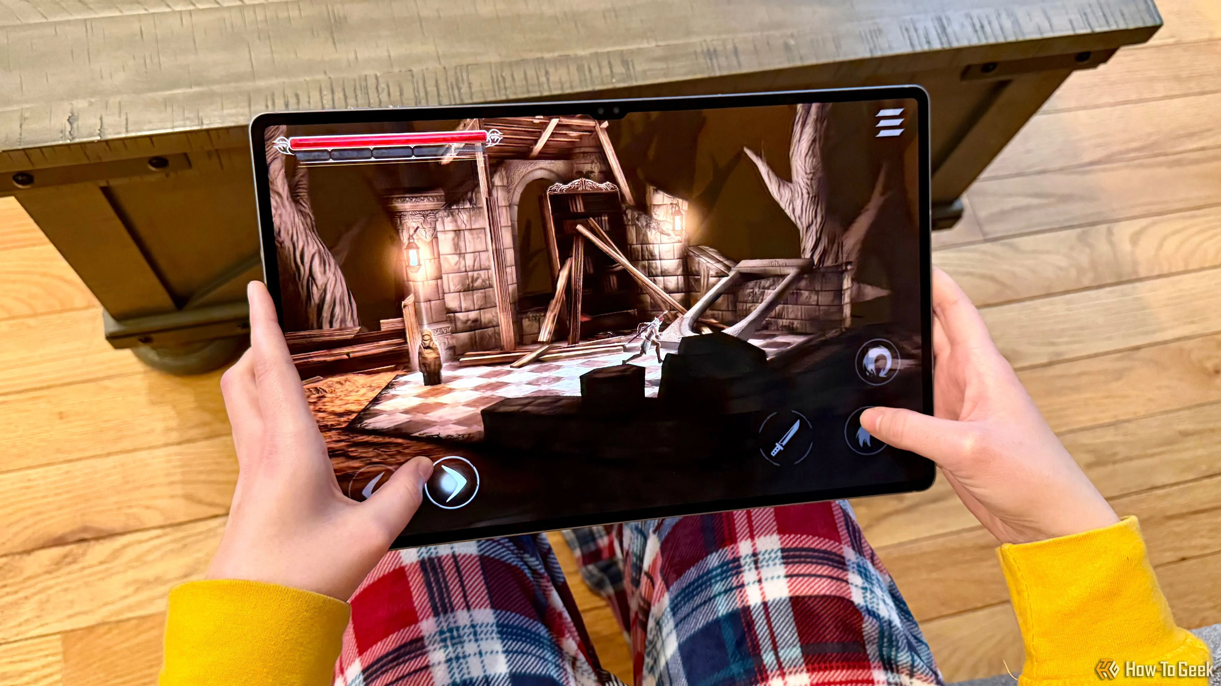 Chơi game Grimvalor trên máy tính bảng Samsung Galaxy Tab S10 Ultra