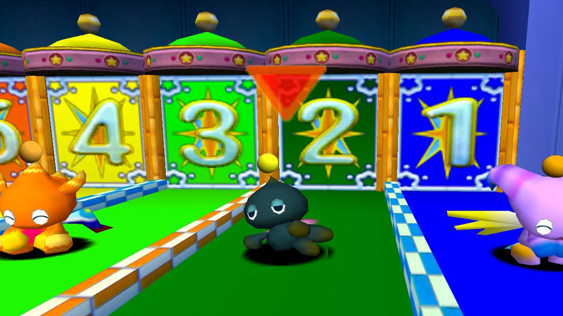 Chú Chao đáng yêu đang thư giãn, sẵn sàng tham gia một cuộc đua sôi động trong game Sonic Adventure.