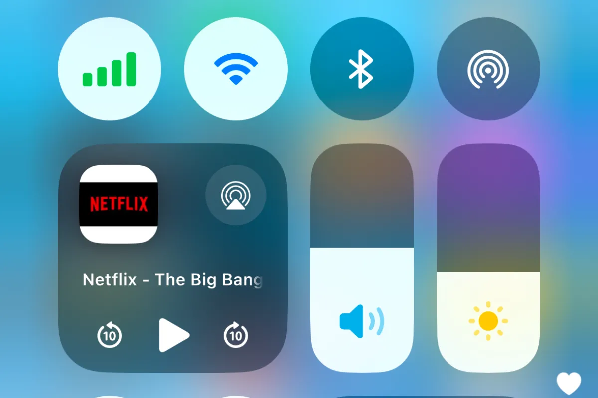 Control Center iOS 18 với bố cục được tùy chỉnh hoàn tất