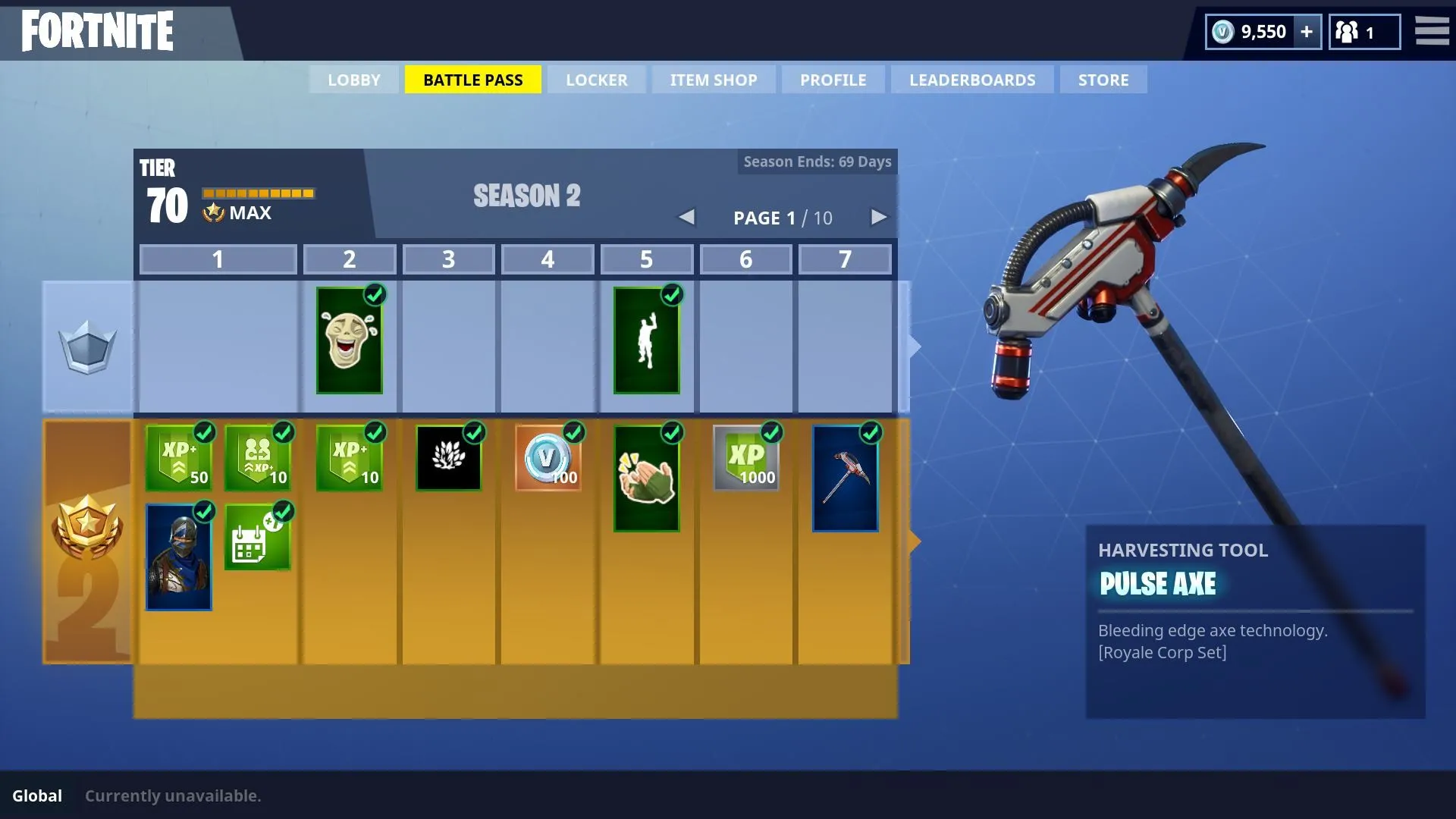 Giao diện Battle Pass của Fortnite, minh họa cách các game live-service sử dụng cơ chế này để giữ chân người chơi.