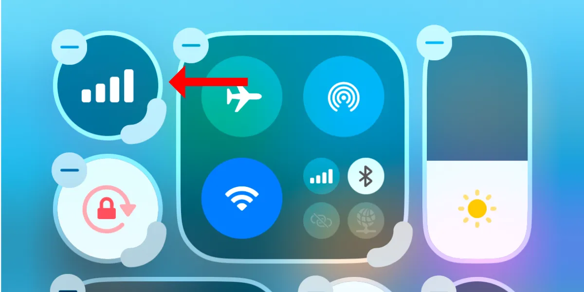 Giao diện Control Center iOS 18 trong chế độ chỉnh sửa