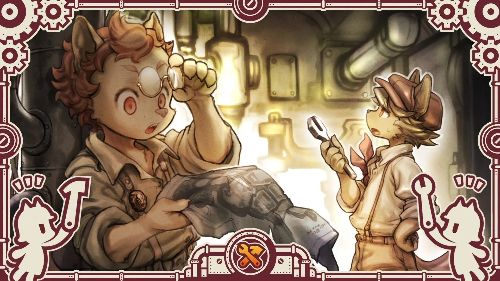 Giao diện quản lý đội hình trong Fuga: Melodies of Steel.