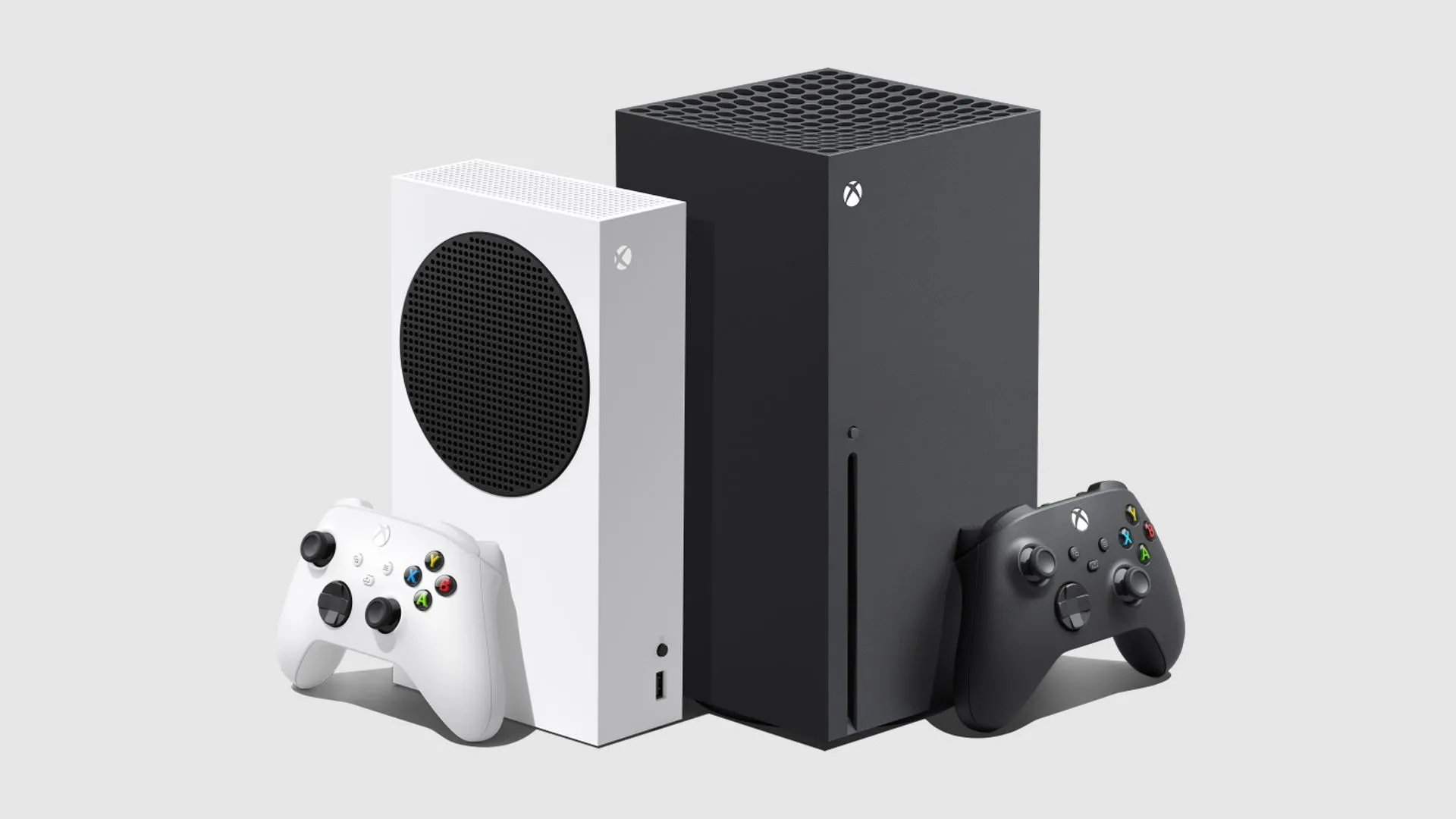 Hai máy chơi game Xbox Series X và Xbox Series S, đại diện cho tiêu chuẩn đồ họa và gameplay hiện đại mà AI tạo game cần đạt tới