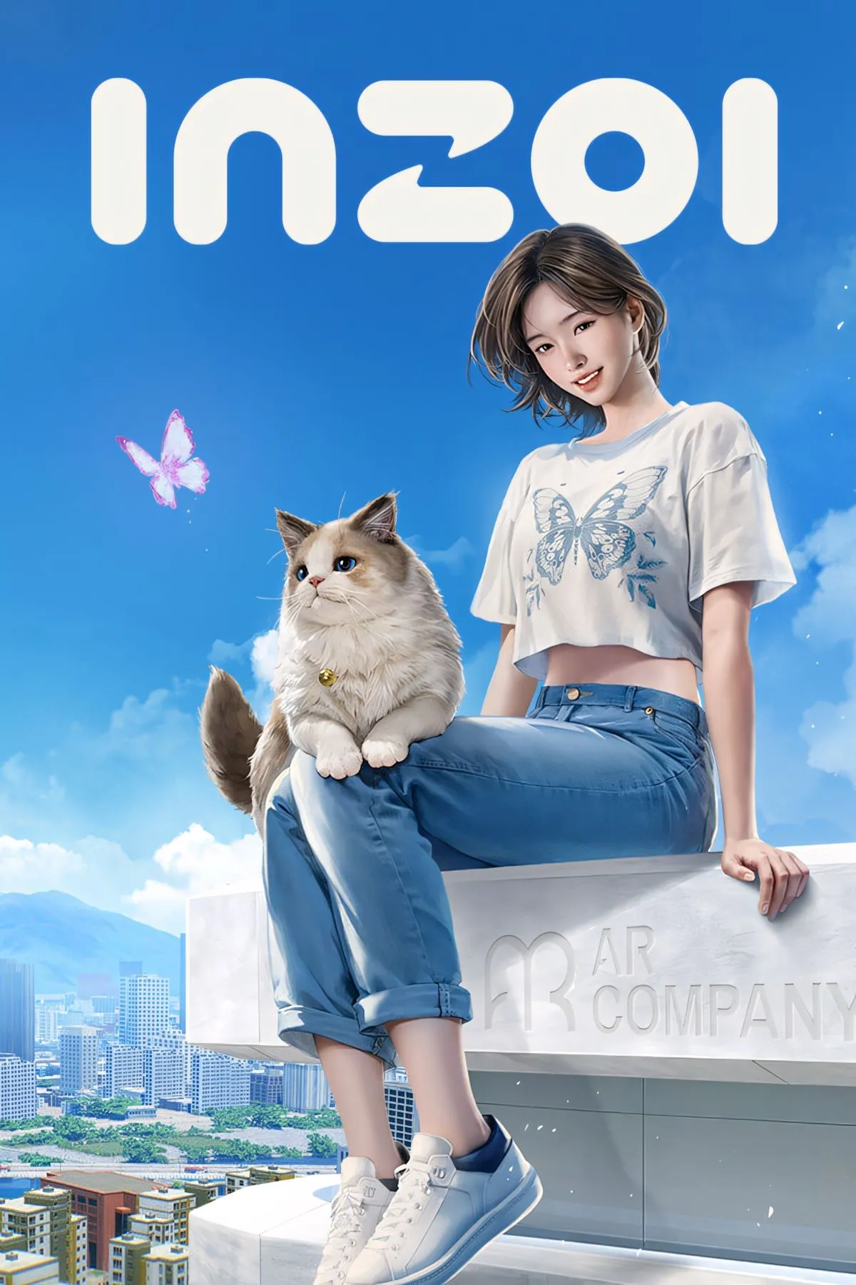 [inZOI] Ảnh bìa trang giới thiệu game inZOI, thể hiện phong cách đồ họa và một nhân vật Zoi.