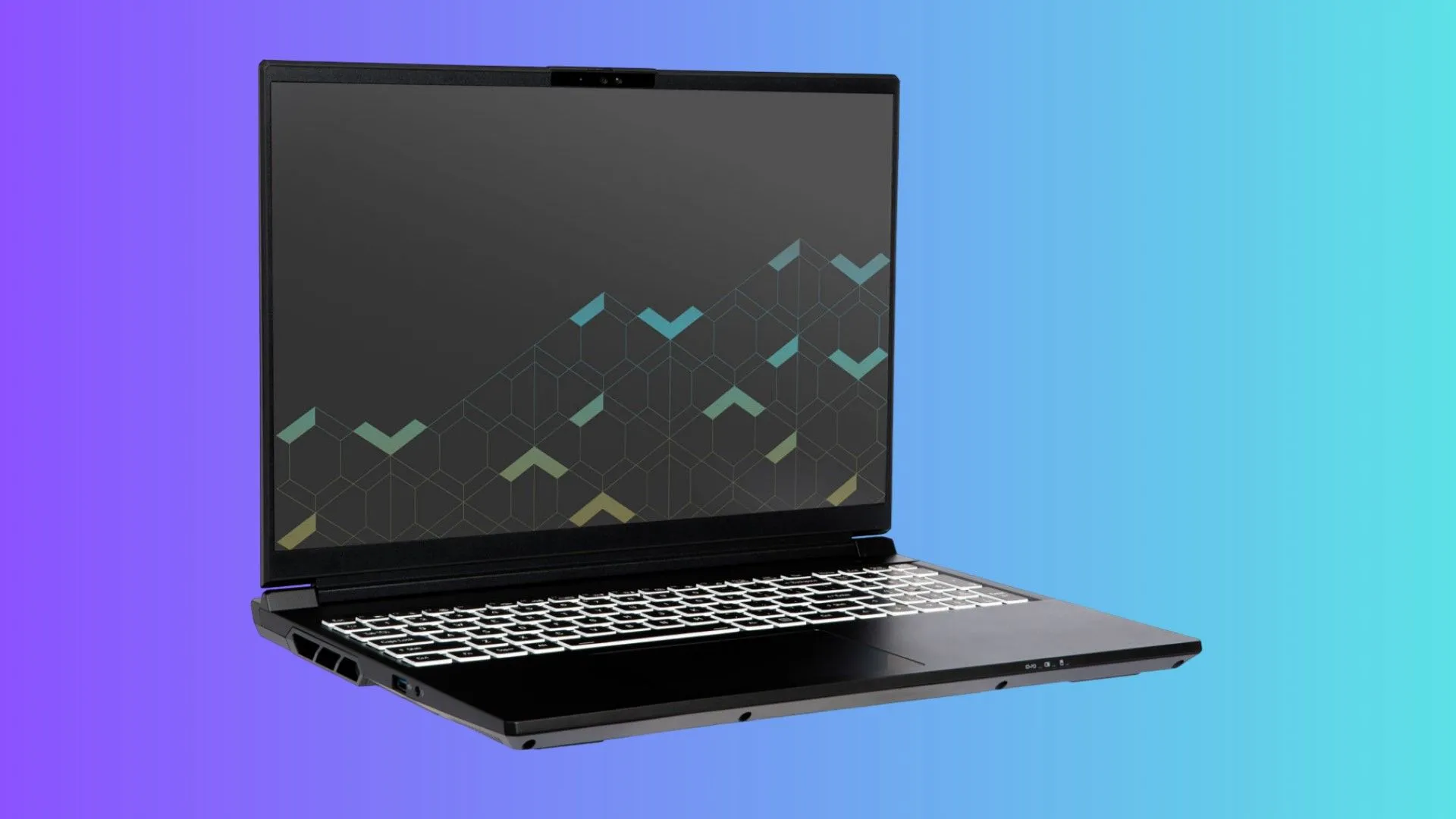 Laptop System76 Serval WS với logo System76 trên nắp