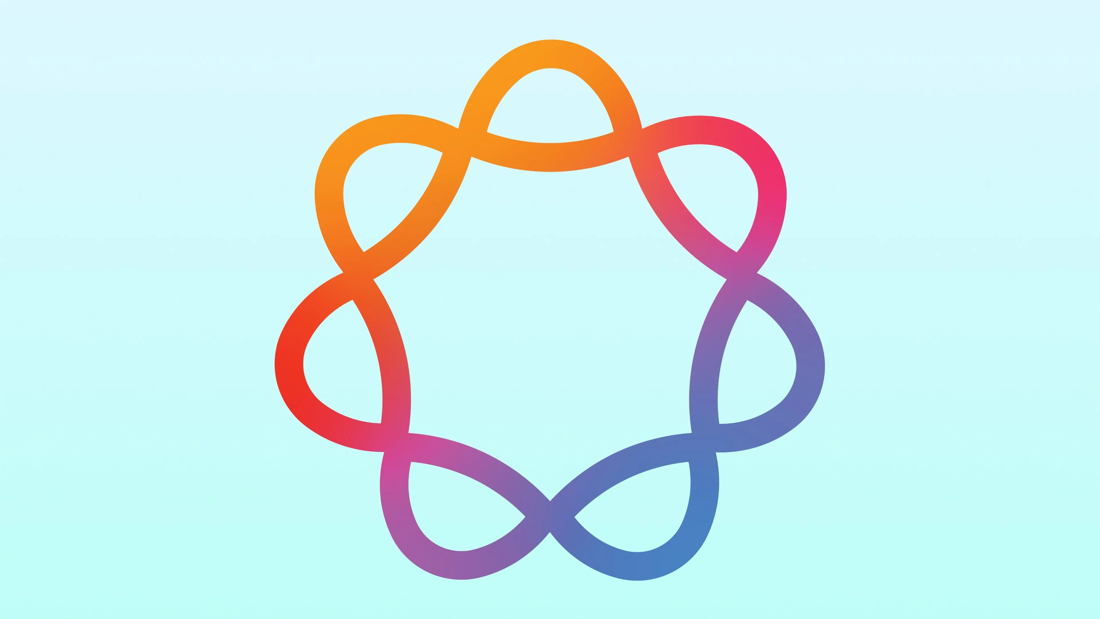 Logo Apple Intelligence với màu sắc rực rỡ trên nền gradient