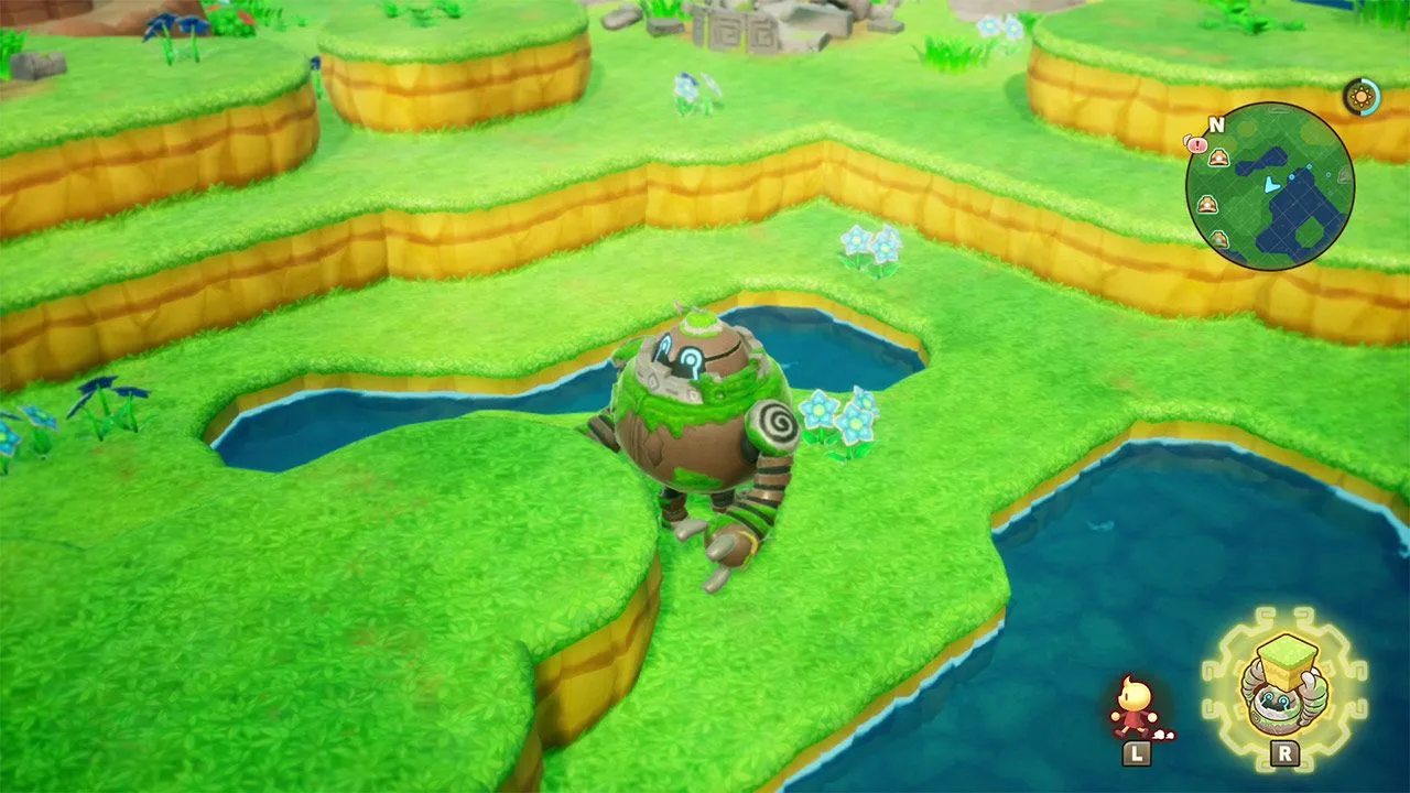 Một cảnh chiến đấu trong Fantasy Life i, cho thấy sự đa dạng trong gameplay.