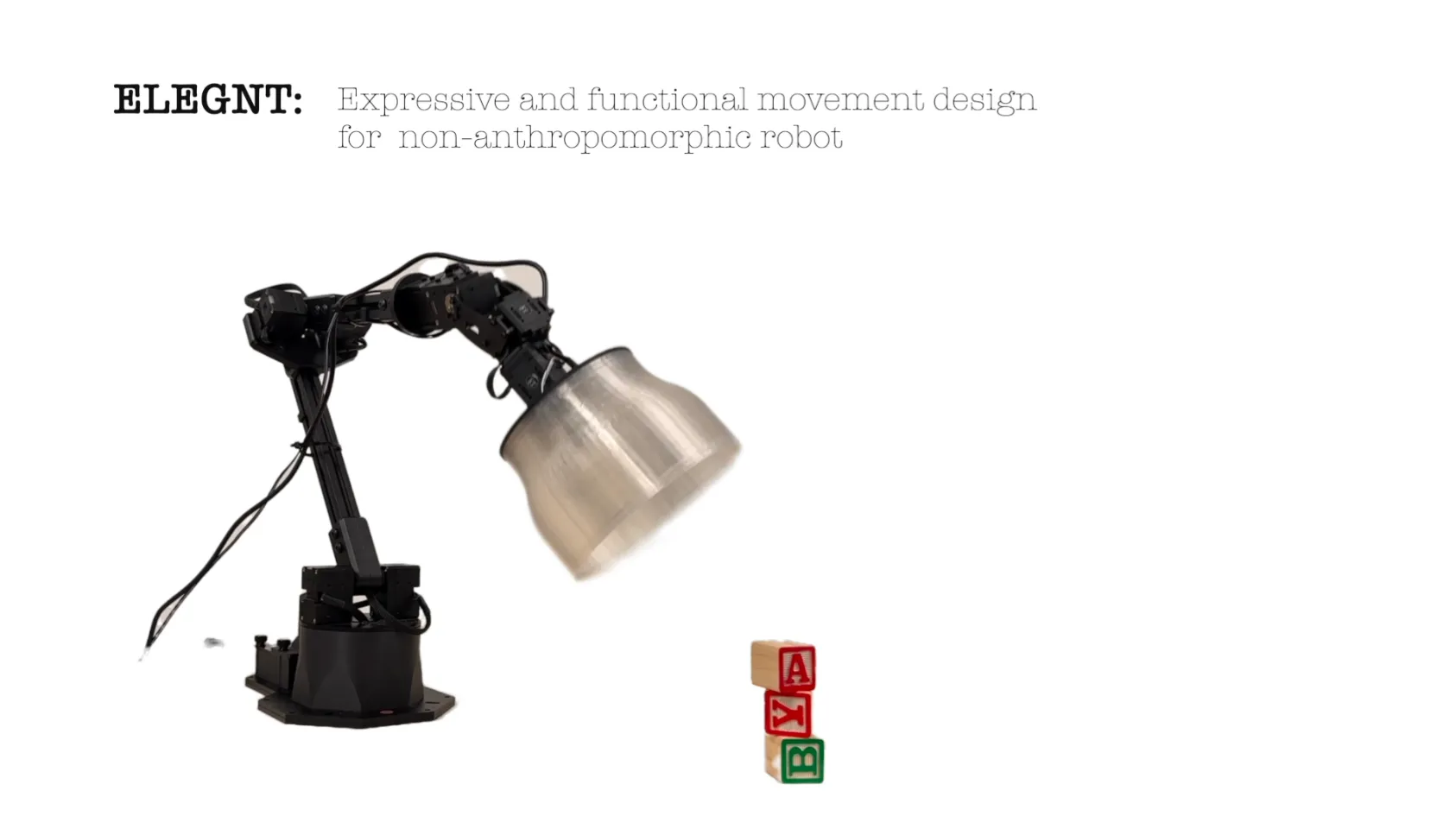 Một mô hình đèn robot được phát triển bởi bộ phận nghiên cứu học máy của Apple, gợi nhớ đến chiếc đèn Pixar biểu tượng.