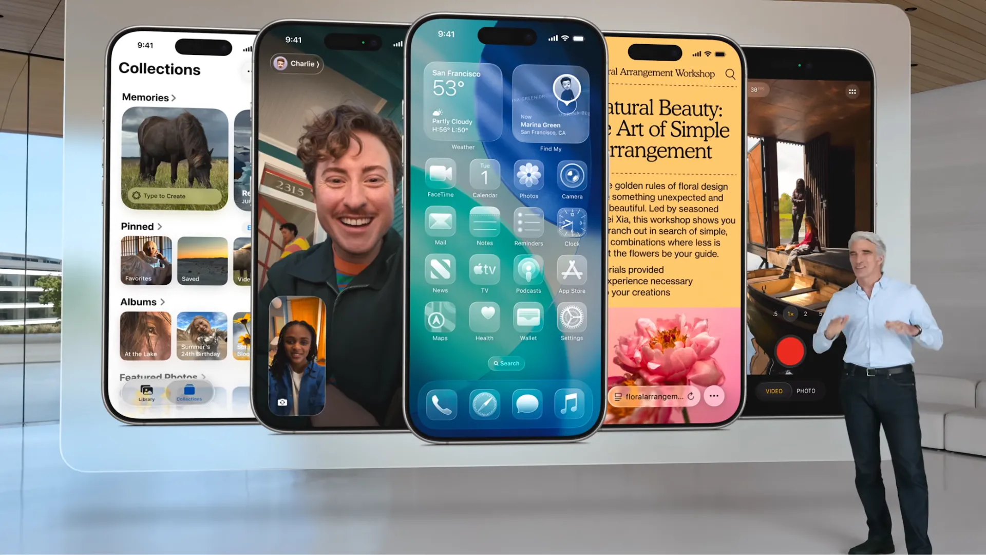 Sự kiện WWDC 2025 trình chiếu các khía cạnh của iOS 26 với giao diện Liquid Glass mới.