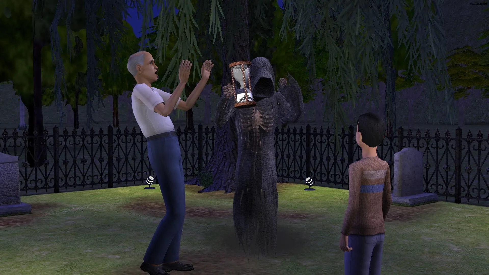 [The Sims 2] Hình ảnh từ The Sims 2 Legacy Collection, minh họa độ chân thực trong biểu cảm và tương tác nhân vật.