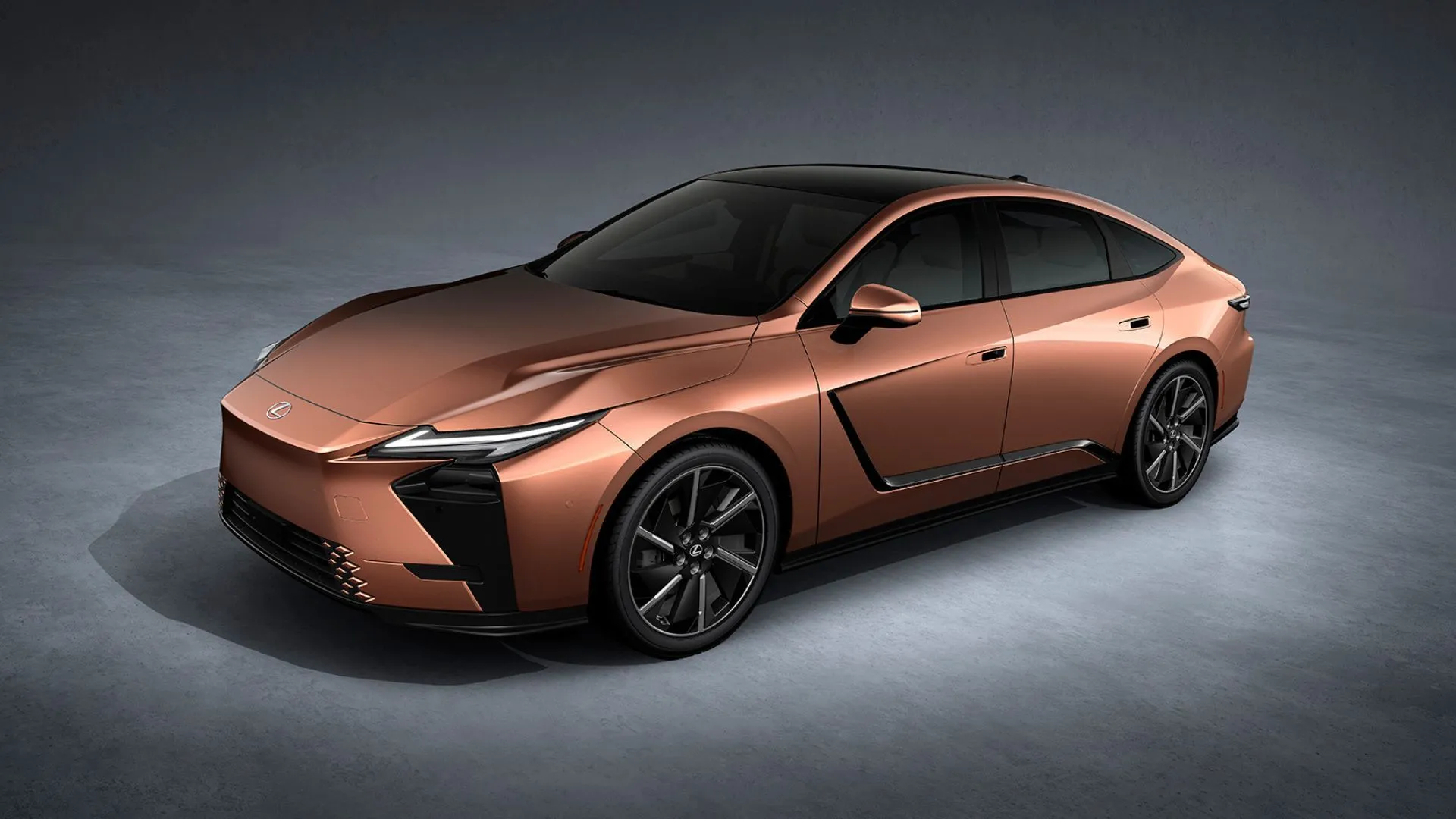 Xe Lexus ES 2026 màu đen bóng đang đỗ ngoài trời