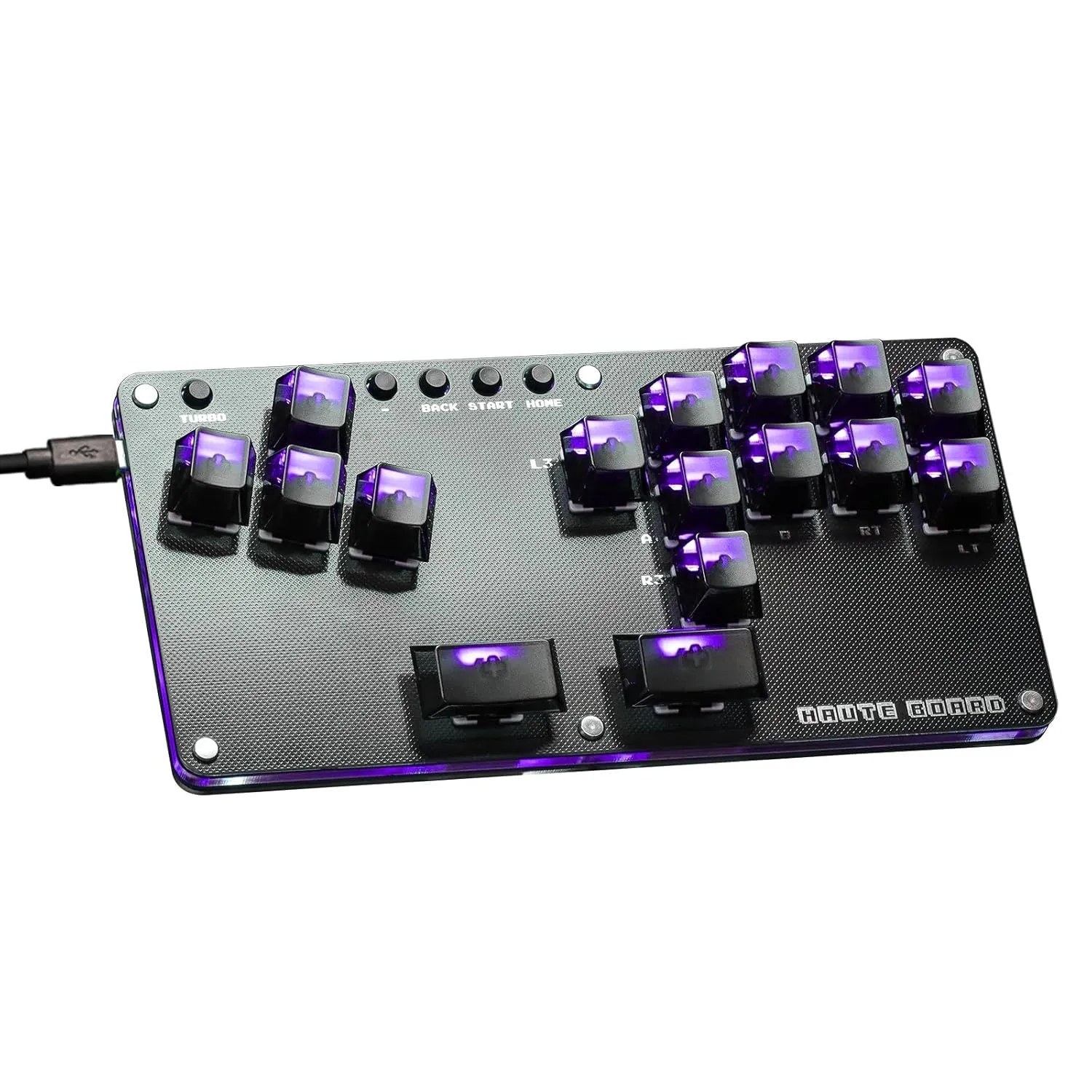 Bàn phím leverless Haute sử dụng các phím cơ học, cho phép tùy biến switch.