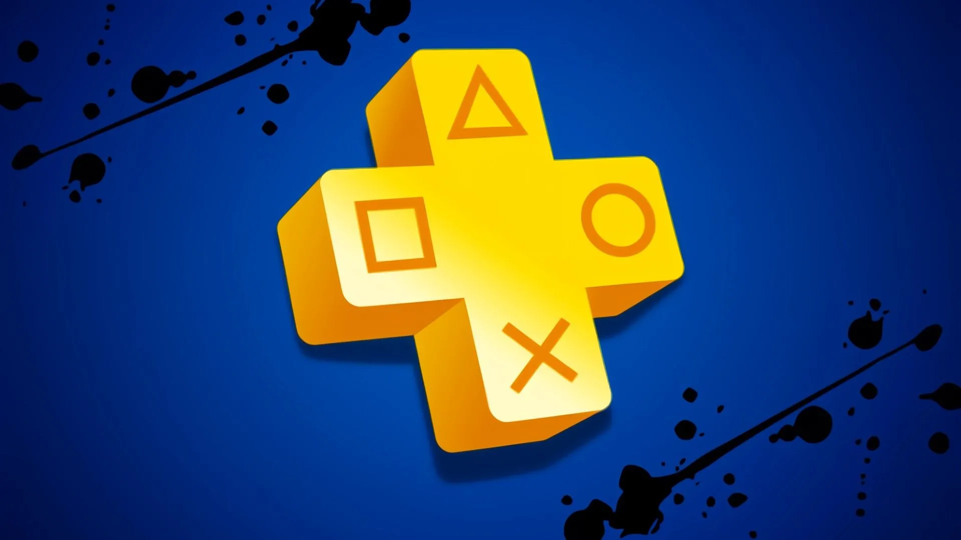 Biểu tượng PlayStation Plus trên nền xanh, thể hiện dịch vụ đăng ký của Sony