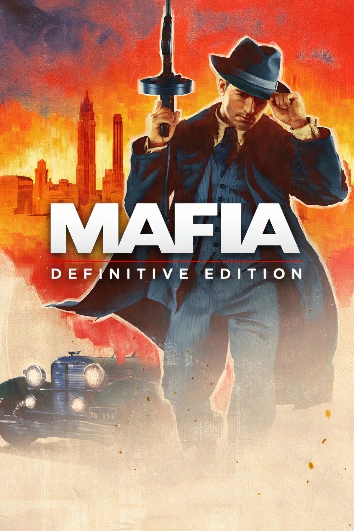 Bối cảnh thành phố giả tưởng trong game Mafia 2002, tái hiện phong cách thập niên 1930.
