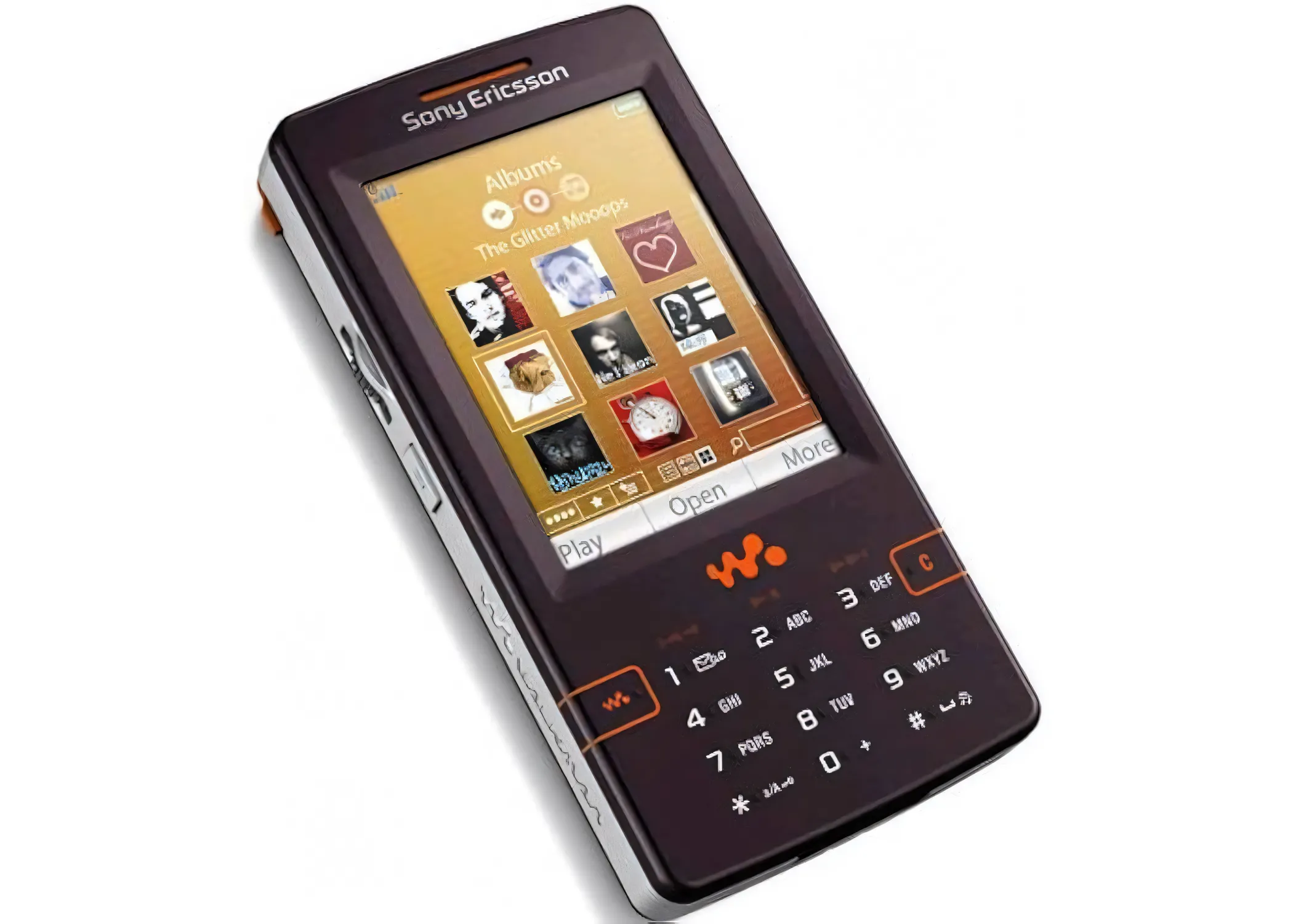 Điện thoại Sony Ericsson W950 dòng Walkman với giao diện UIQ màu tím