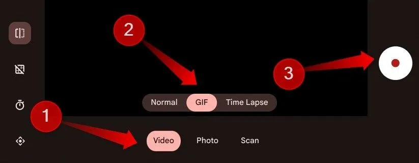 Ghi lại ảnh GIF bằng ứng dụng Camera trên ChromeOS