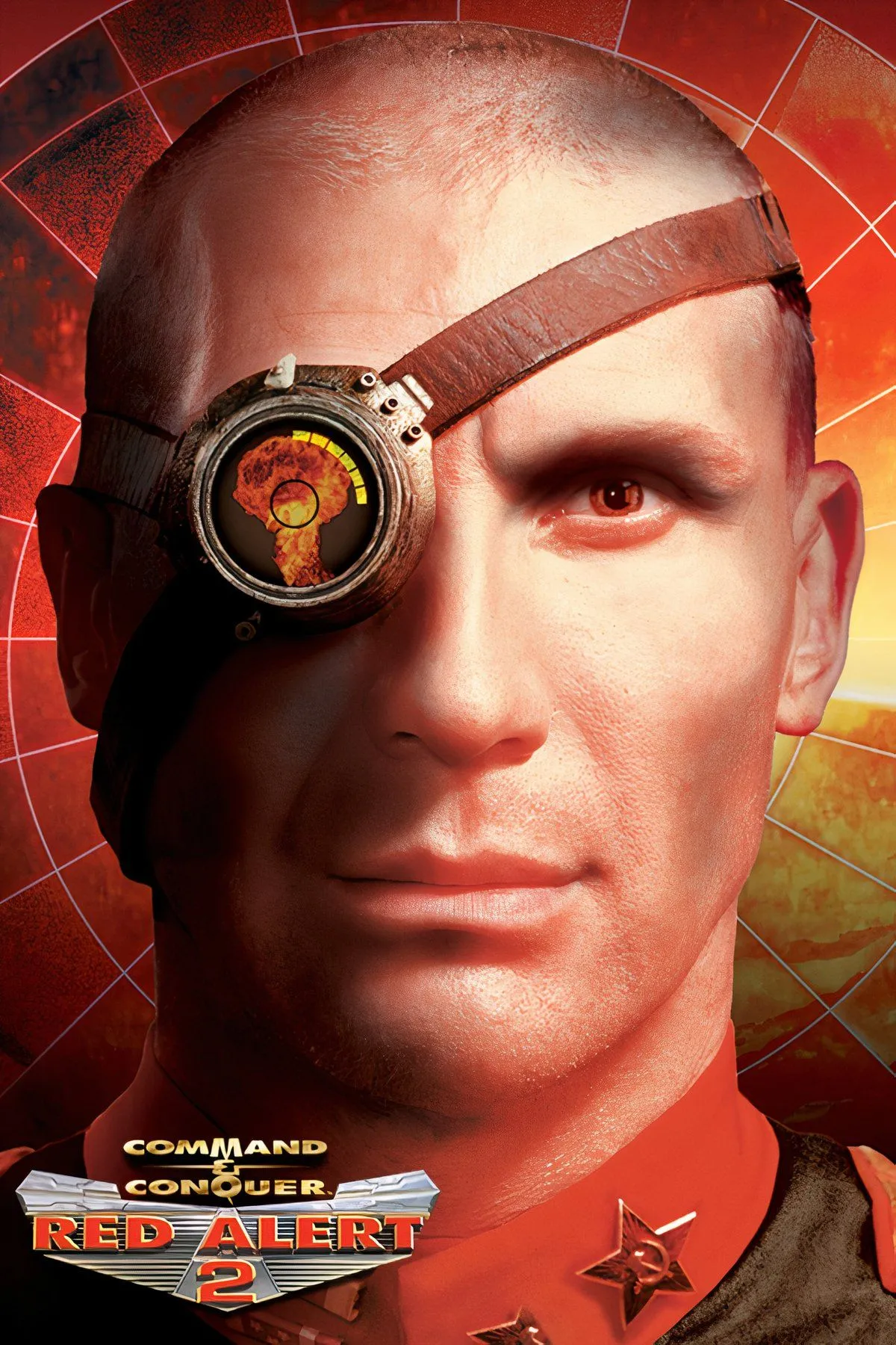 Giao diện game Command &amp; Conquer: Red Alert 2 bản port trình duyệt, hiển thị các đơn vị quân đội và công trình