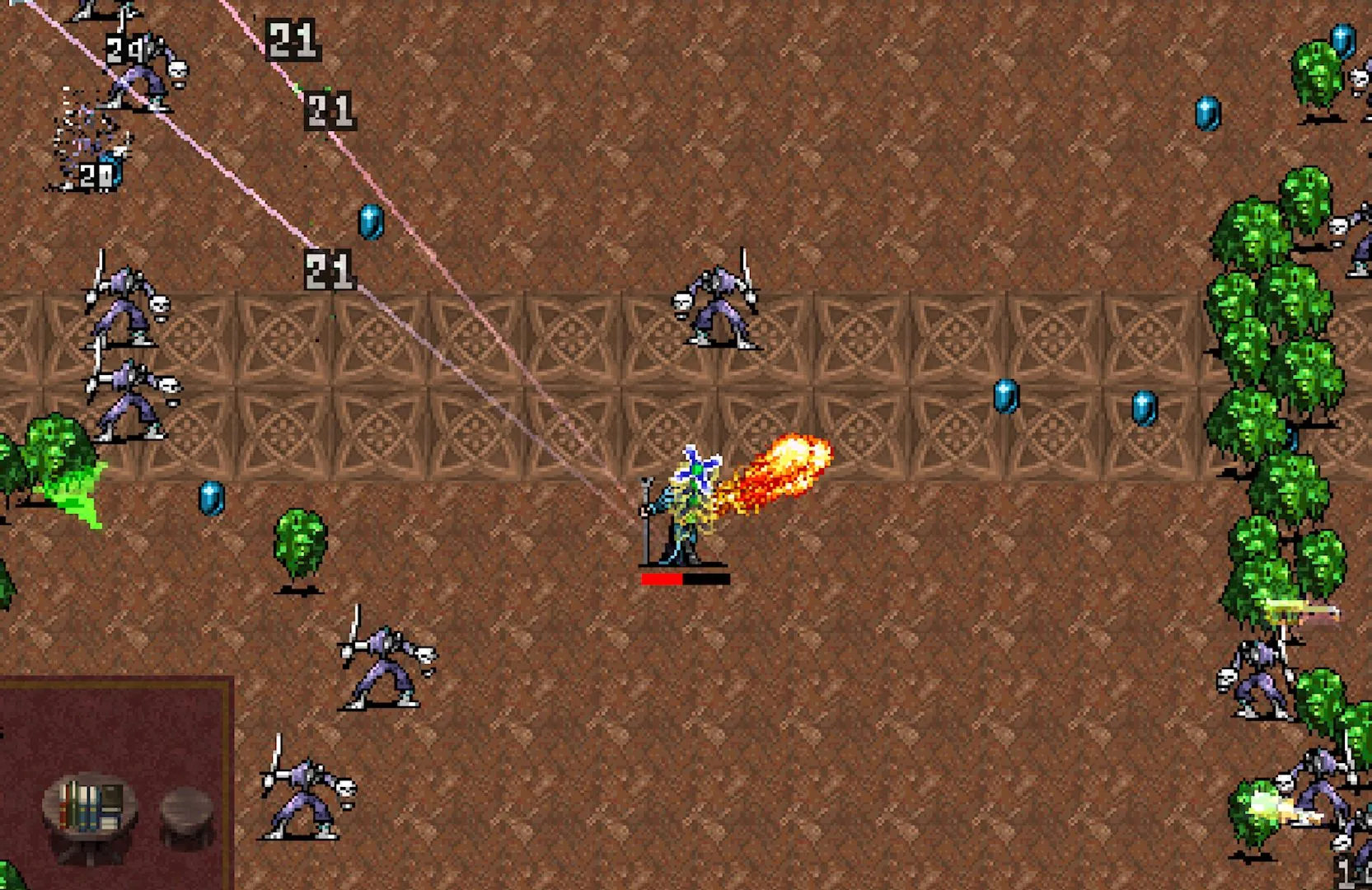 Giao diện game Vampire Survivors trên thiết bị di động, minh họa cho các game indie nhỏ gọn nhưng hấp dẫn.