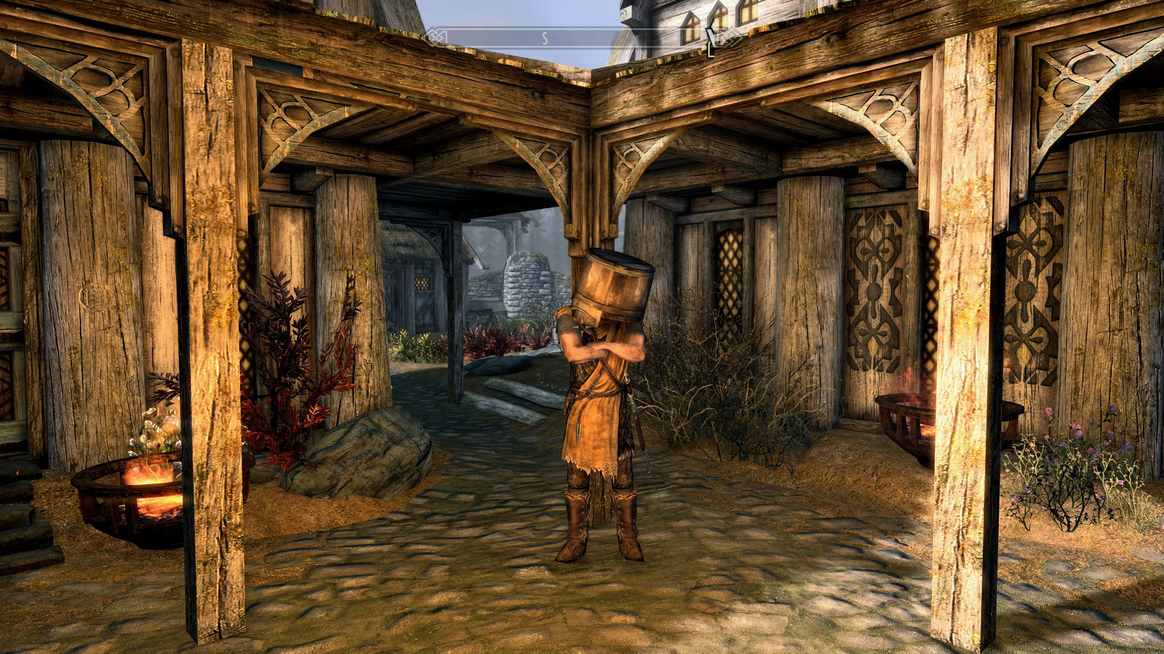 Giao diện hội thoại trong The Elder Scrolls V: Skyrim với các lựa chọn phụ đề, giúp người chơi bỏ qua hội thoại nhanh hơn.