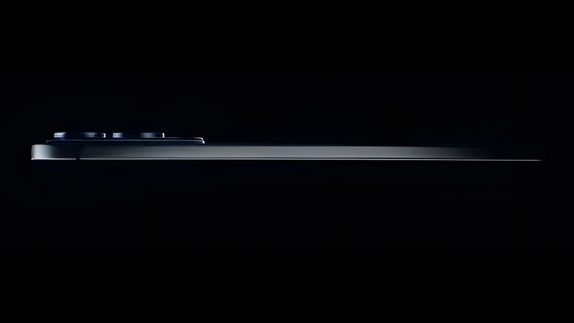 Hình ảnh cận cảnh cạnh bên của Samsung Galaxy S25 Edge với thiết kế mỏng
