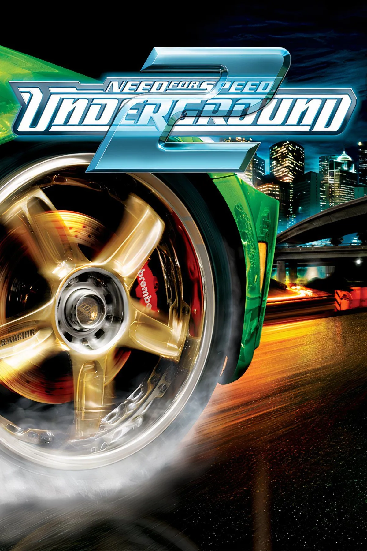 Hình ảnh chiếc xe đua được tùy chỉnh trong Need for Speed: Underground 2, biểu tượng của văn hóa độ xe.