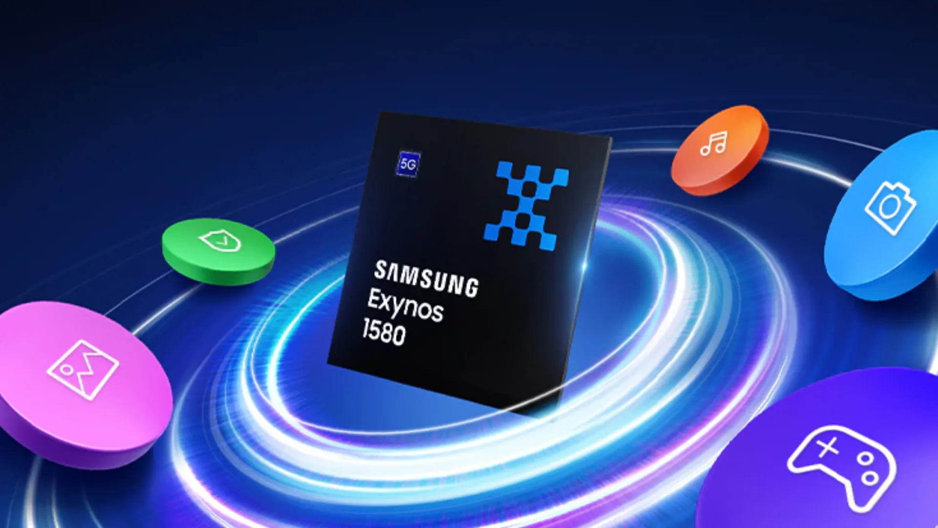 Hình ảnh minh họa chip Samsung Exynos 1580 SoC trên Galaxy Tab S10 FE
