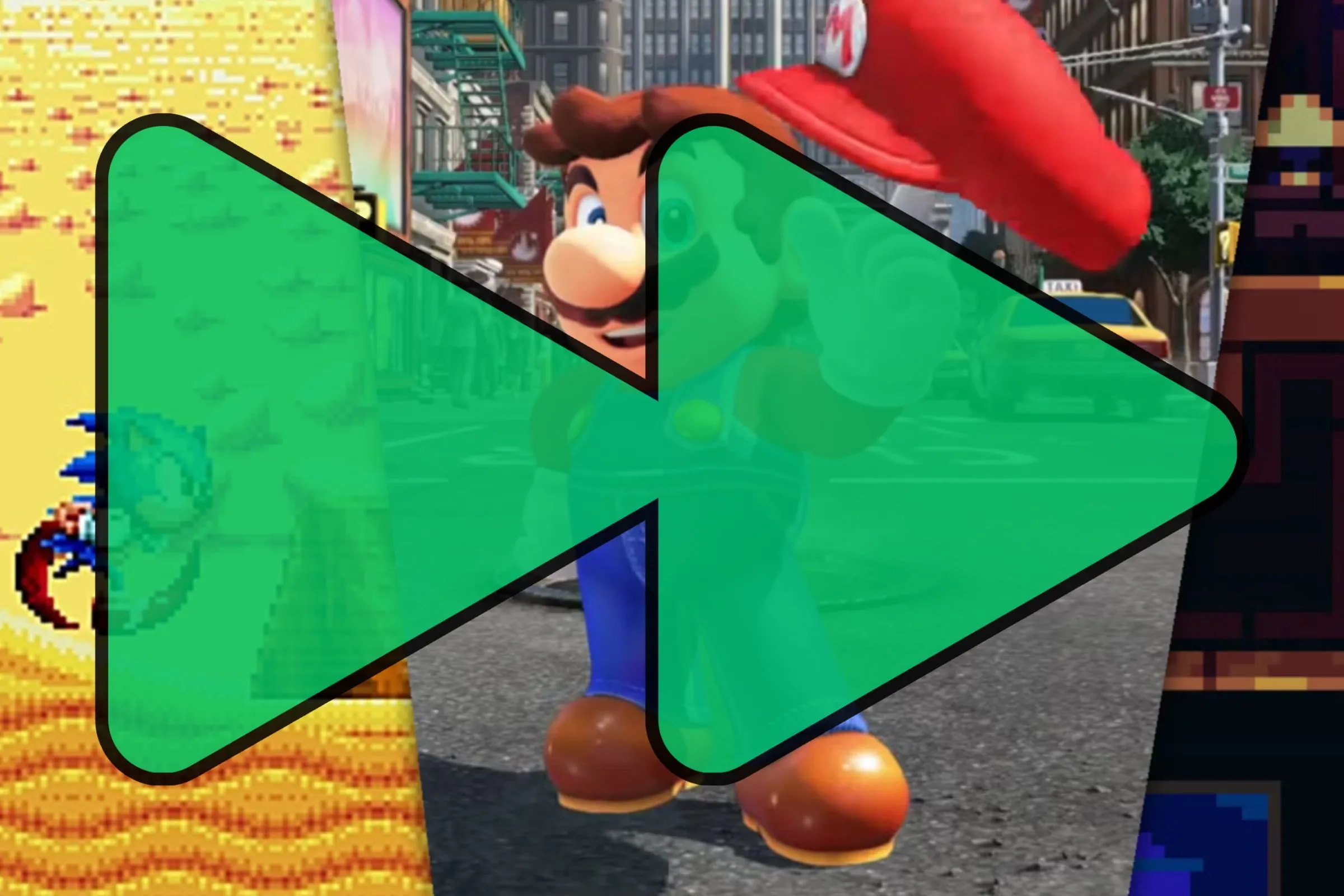 Hình ảnh tổng hợp các tựa game nổi tiếng trong giới speedrun, nơi kỹ năng tận dụng i-frames được nâng lên tầm cao.