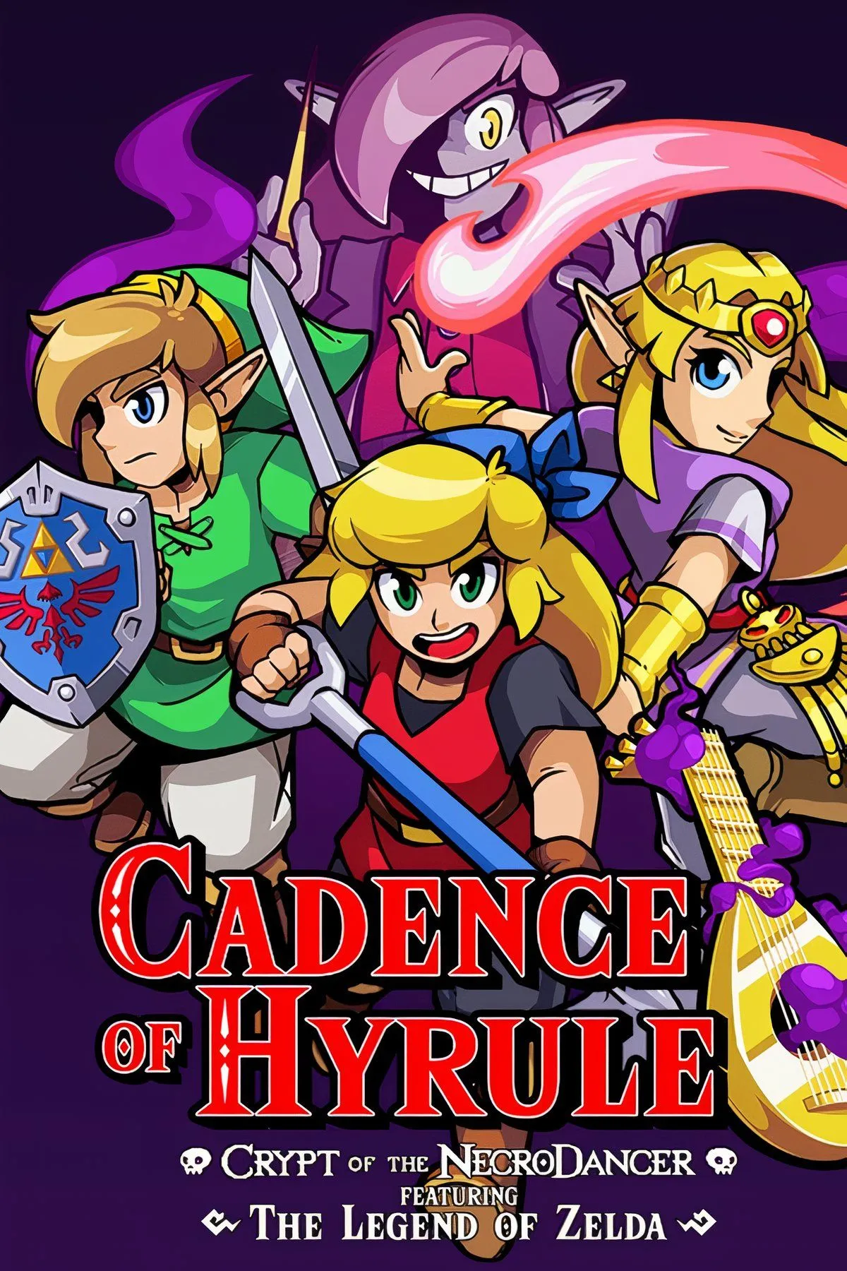 Link và Zelda di chuyển theo nhịp điệu trong Cadence of Hyrule Crypt of the NecroDancer