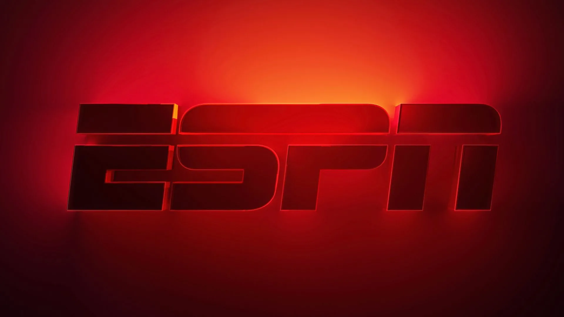 Logo ESPN quen thuộc với nền đỏ và chữ trắng, biểu tượng của dịch vụ streaming thể thao mới sắp ra mắt với mức phí đăng ký hàng tháng.