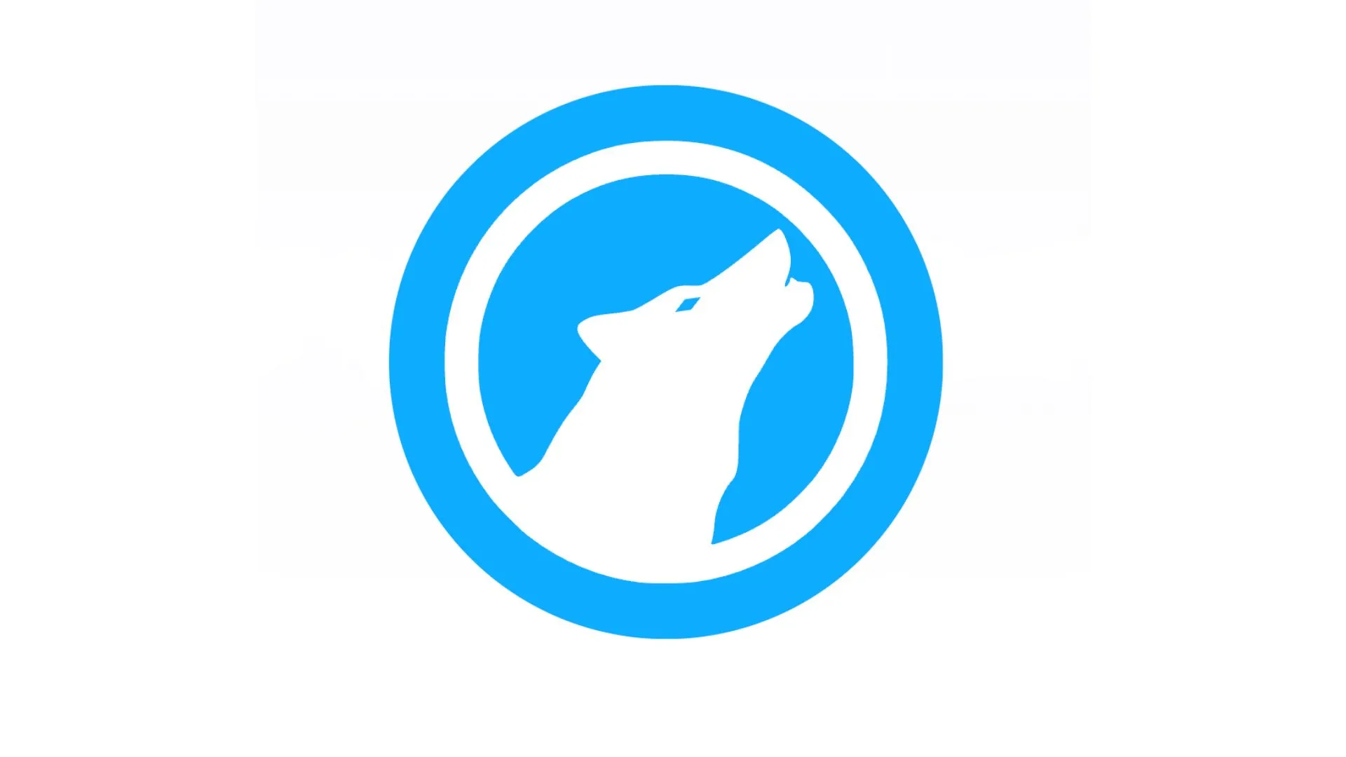 Logo LibreWolf trên nền trắng