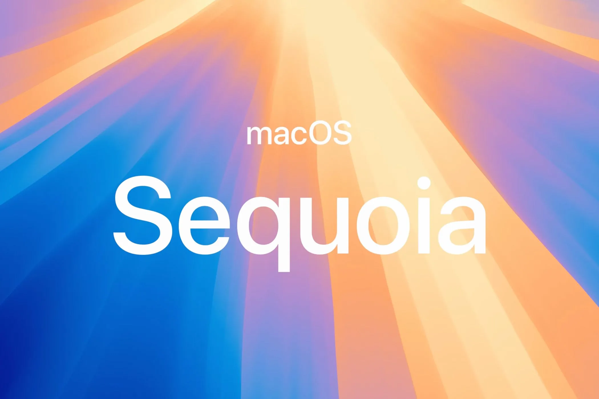 Logo macOS Sequoia với màu xanh lá và hình dạng một cái lá