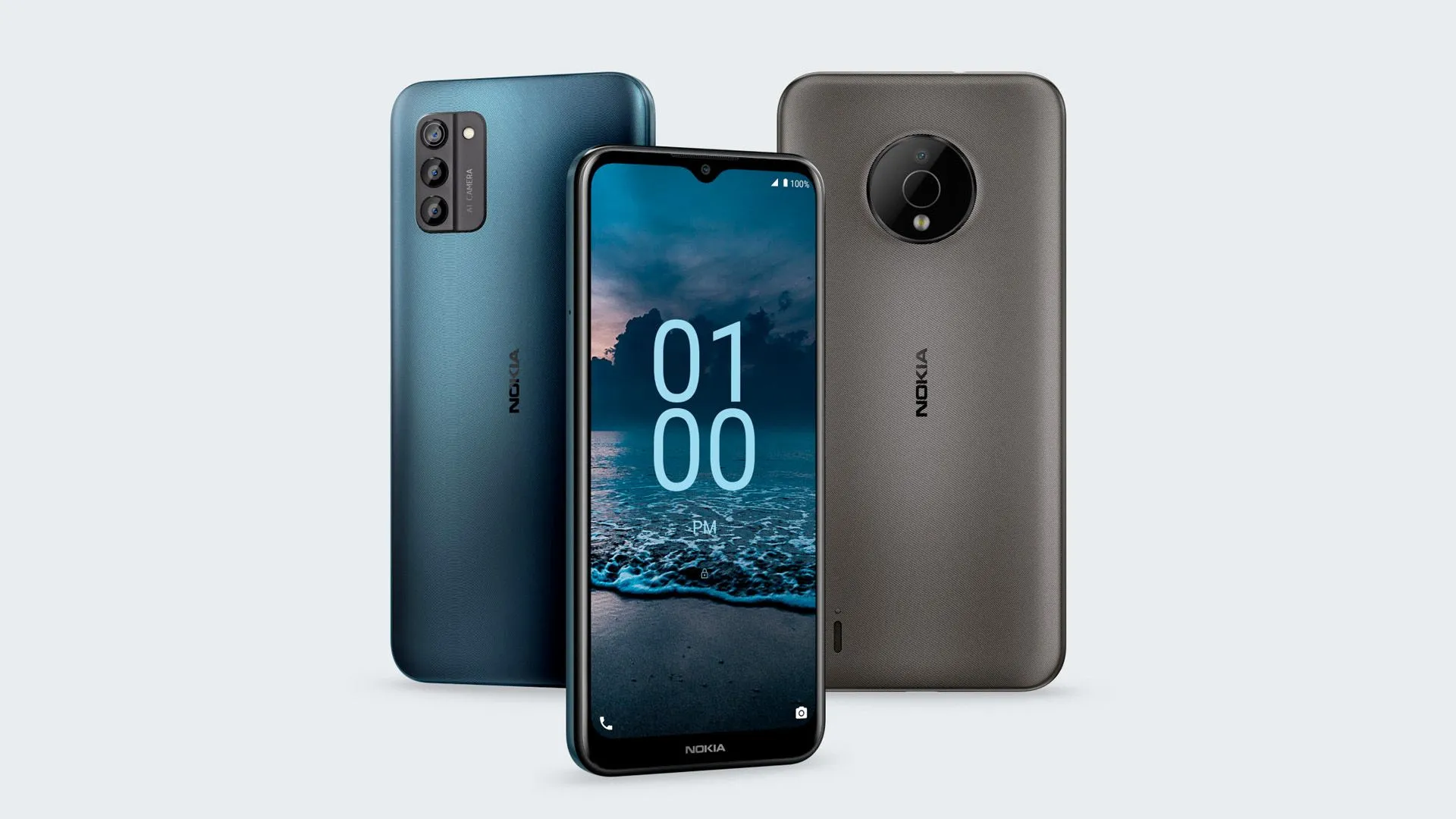 Logo Nokia trên điện thoại thông minh, đại diện cho lịch sử và tương lai của thương hiệu HMD Global