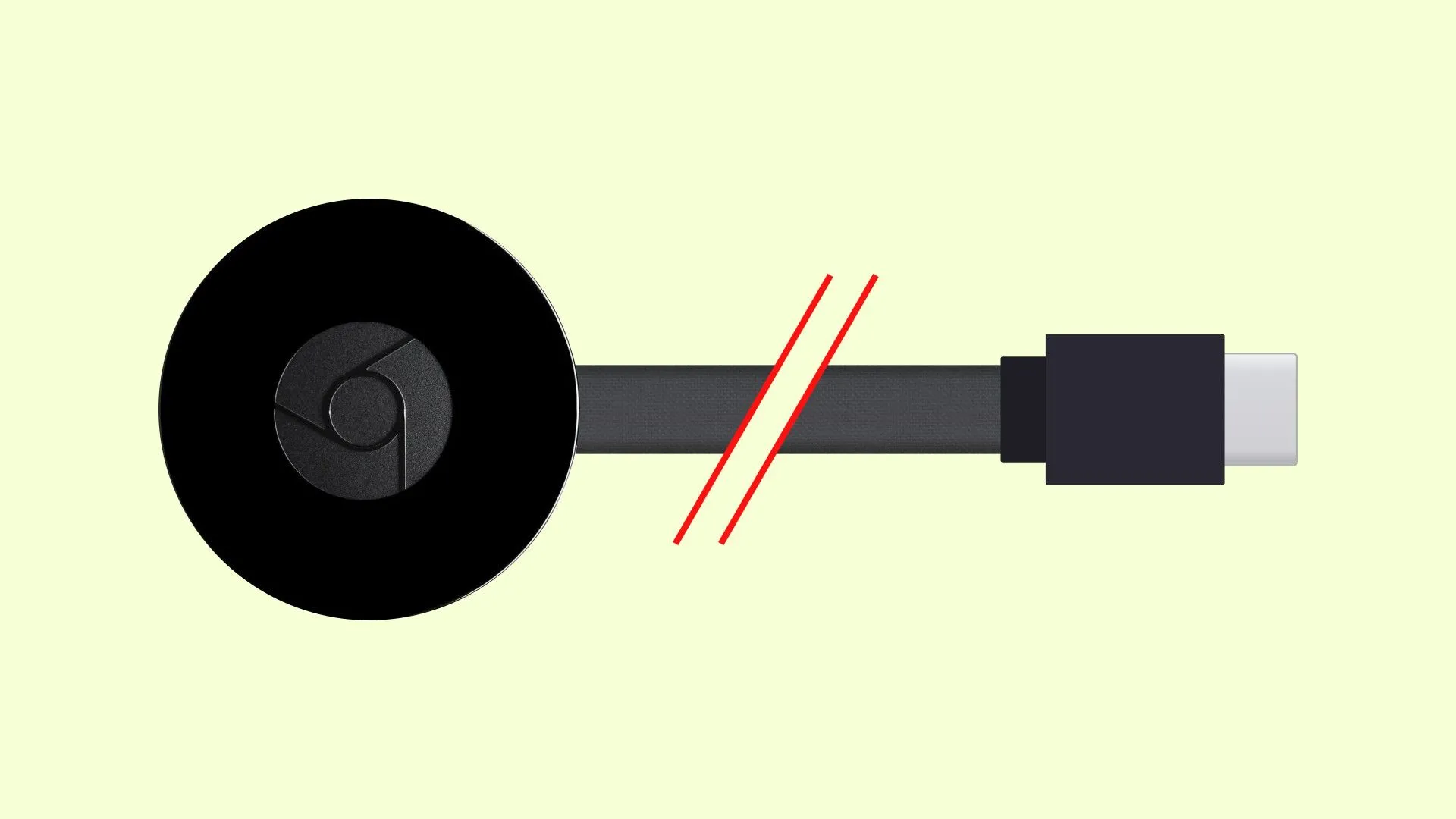 Màn hình TV hiển thị thông báo lỗi Chromecast, biểu tượng cho sự cố kết nối thiết bị