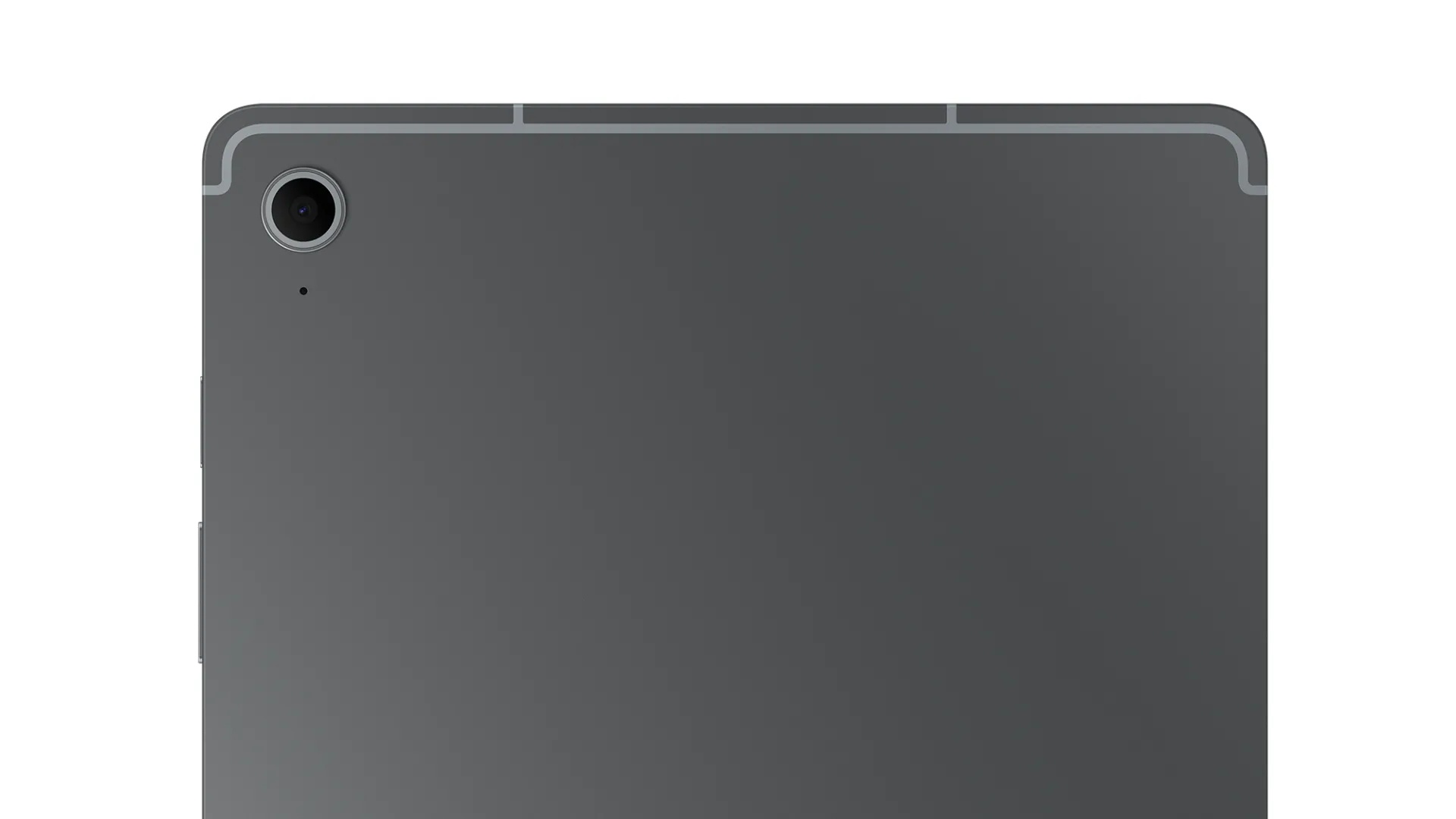 Mặt lưng Galaxy Tab S10 FE với cụm camera chính