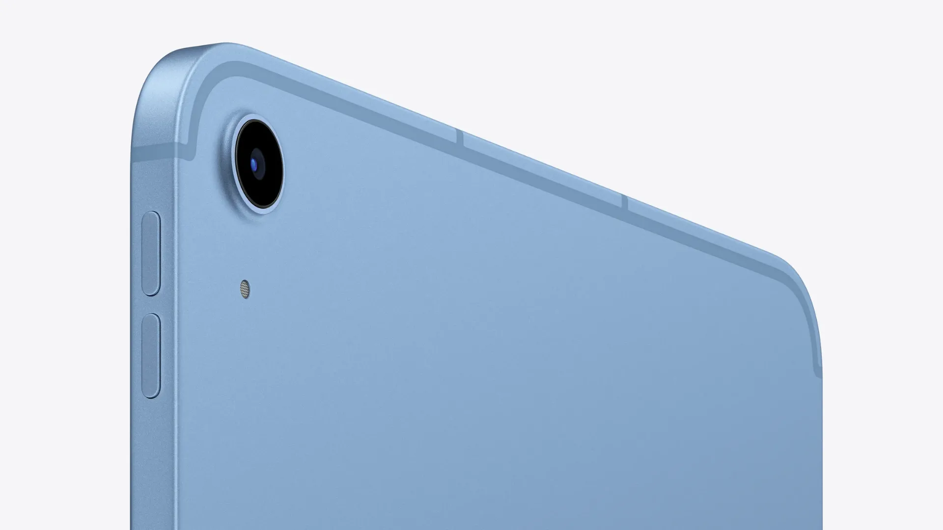 Mặt lưng iPad 11th Gen màu hồng với camera đơn nổi bật