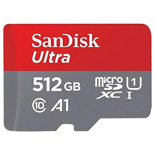 Minh họa thẻ nhớ SanDisk Ultra MicroSDXC UHS-I 512GB, một ví dụ về loại thẻ cũ không tương thích với Nintendo Switch 2.