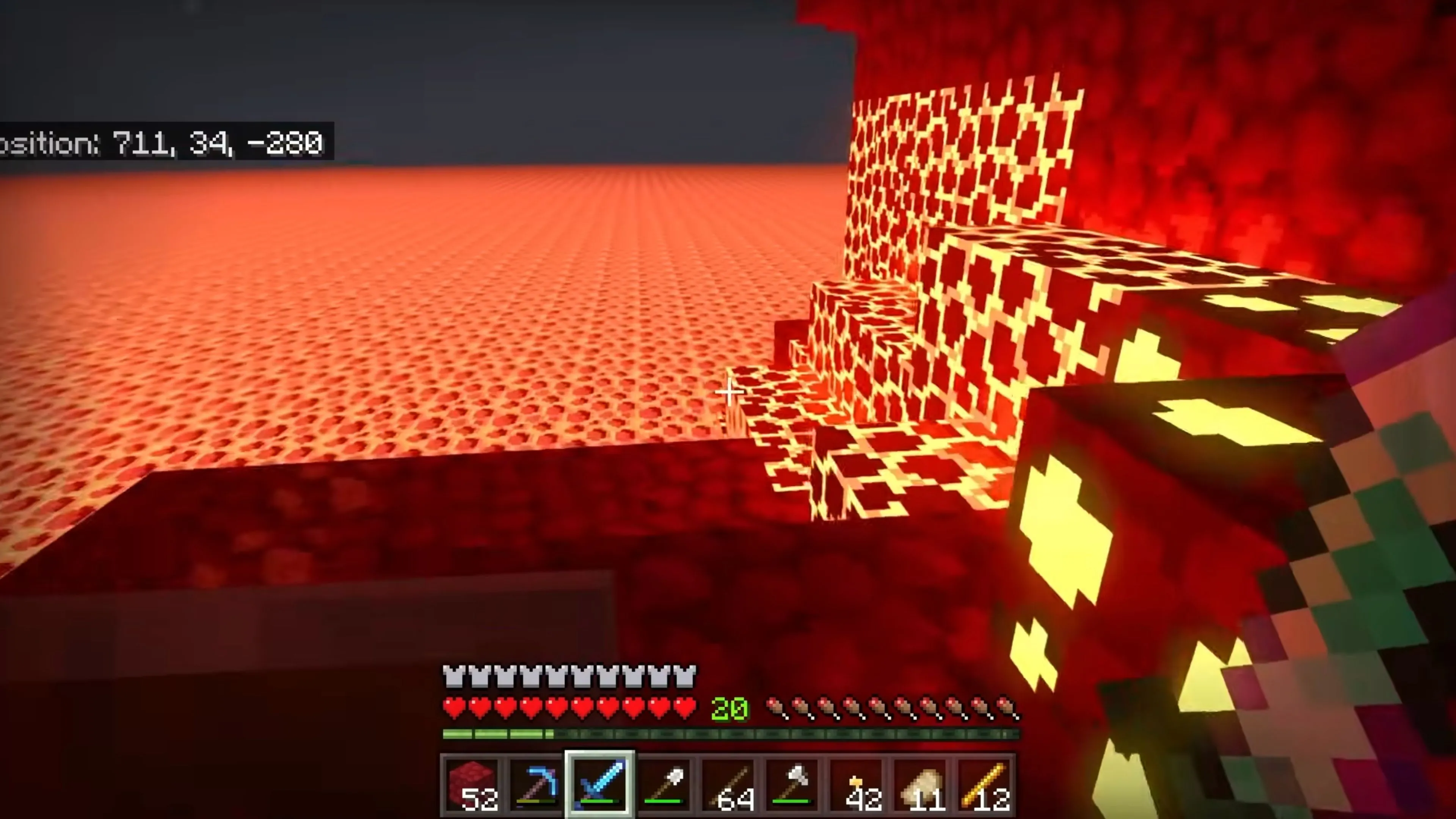 Ngôi nhà gỗ đơn giản nhưng ấm cúng được xây dựng bên hồ trong Minecraft