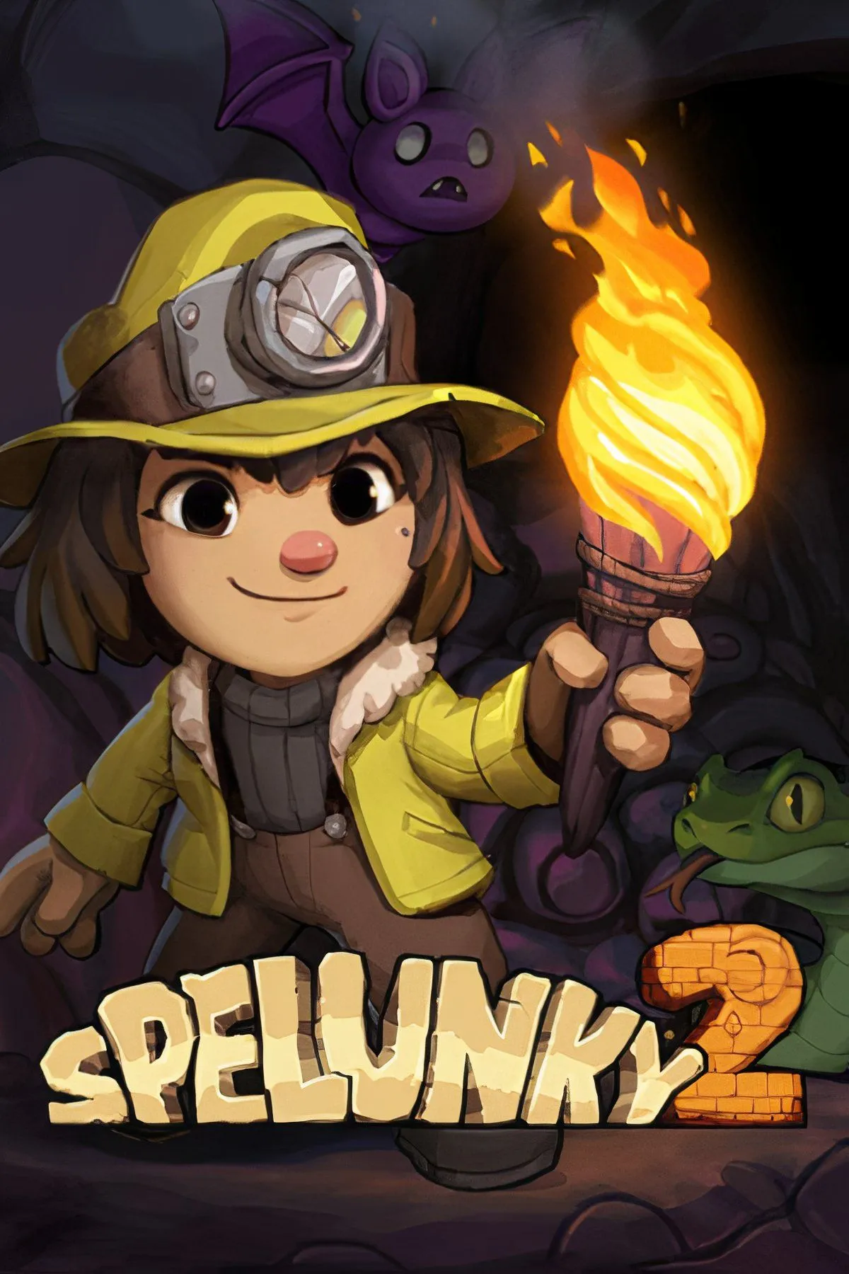 Nhân vật trong game Spelunky 2 đang khám phá hầm mộ đầy nguy hiểm
