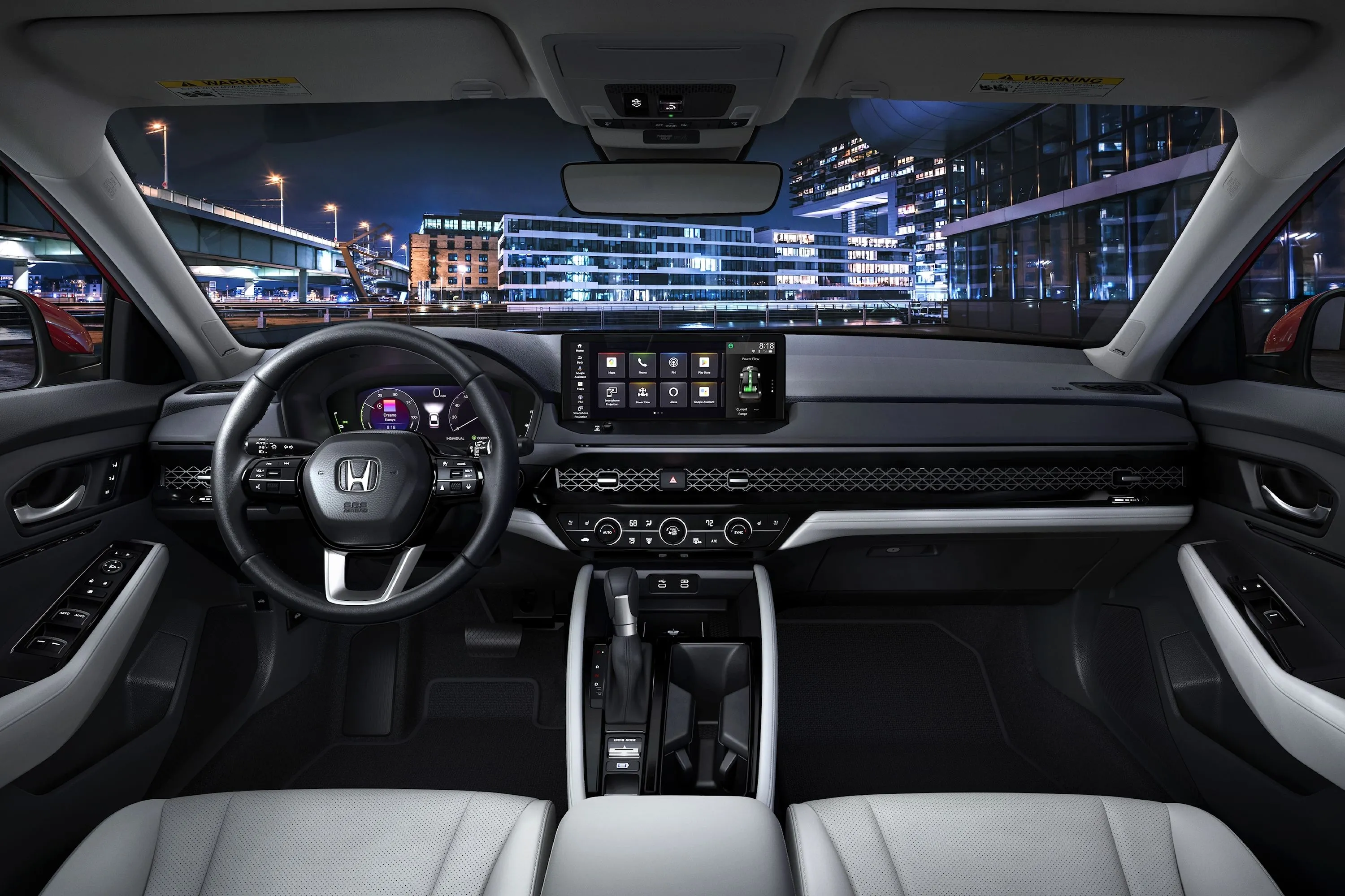 Nội thất rộng rãi của Honda Accord Hybrid 2025.