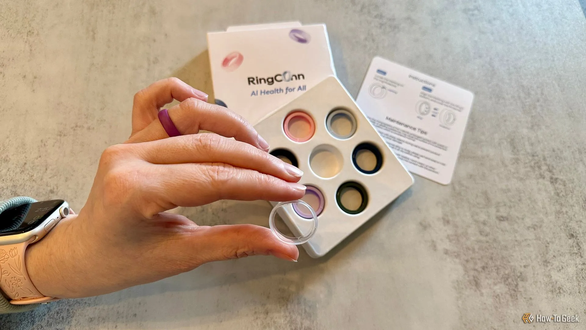 Phụ kiện bảo vệ vòng RingConn Gen 2 Air bằng silicone