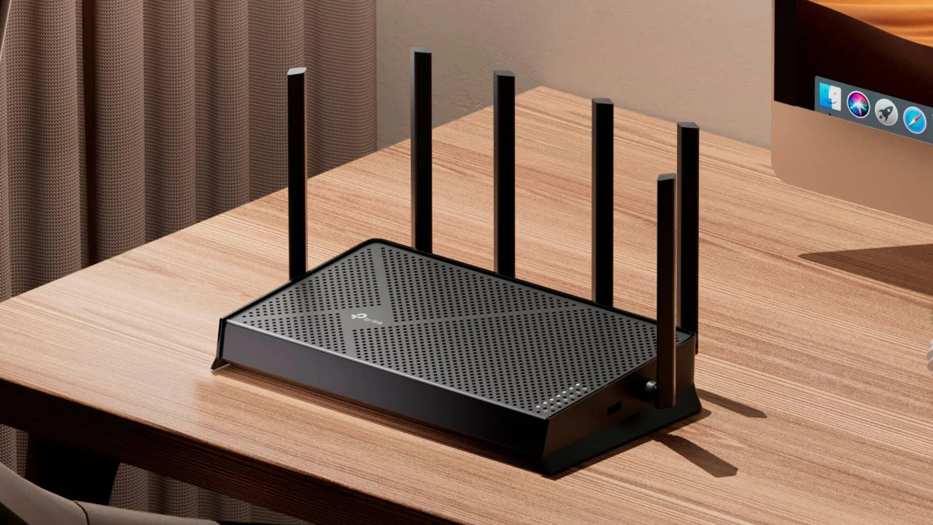 Router TP-Link Archer BE9700 Wi-Fi 7 tri-band 10Gbps, mang lại tốc độ internet siêu nhanh.