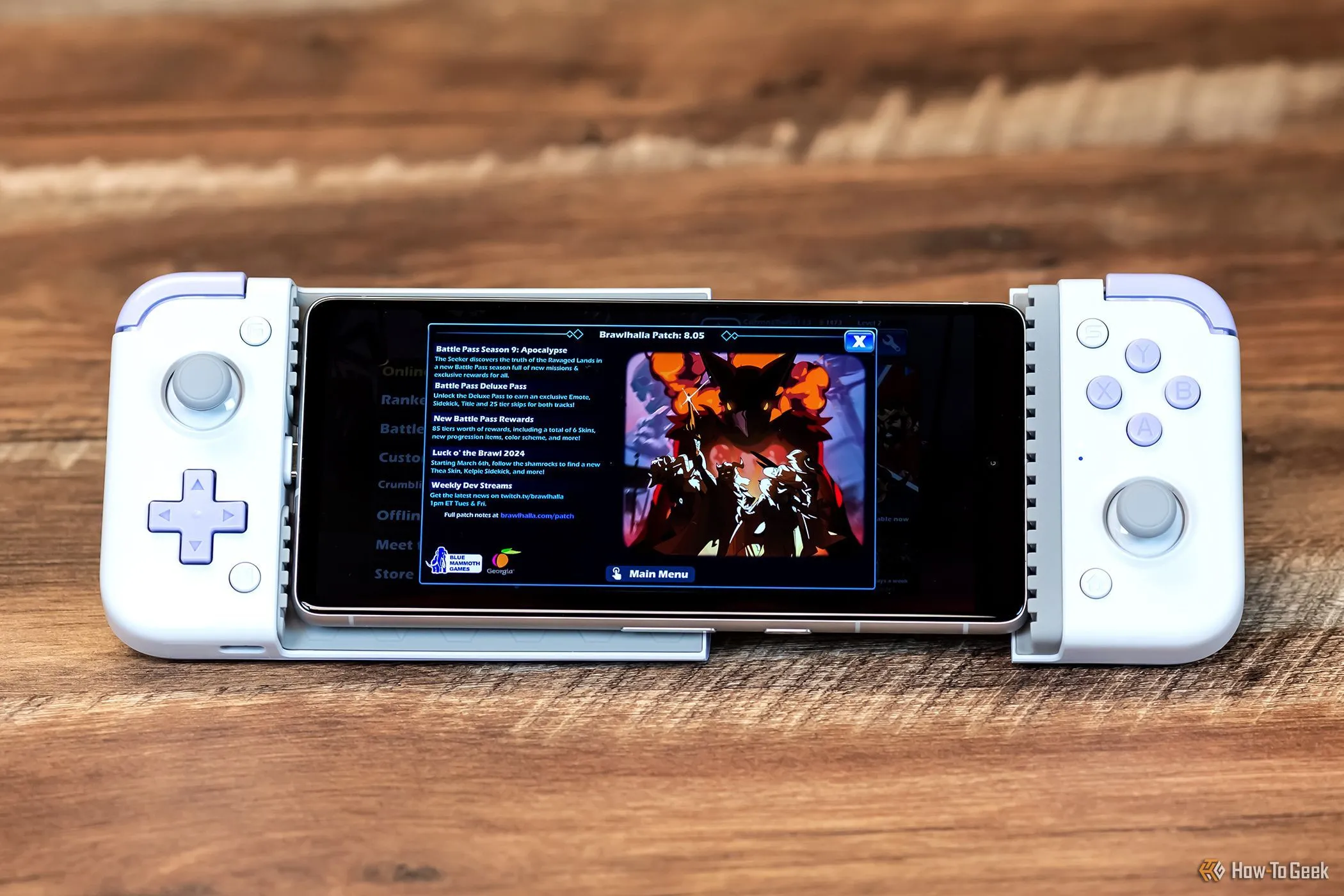 Tay cầm chơi game GameSir X2s Type-C kết nối với điện thoại, minh họa sự phát triển của hệ sinh thái phụ kiện hỗ trợ mobile gaming chuyên nghiệp.