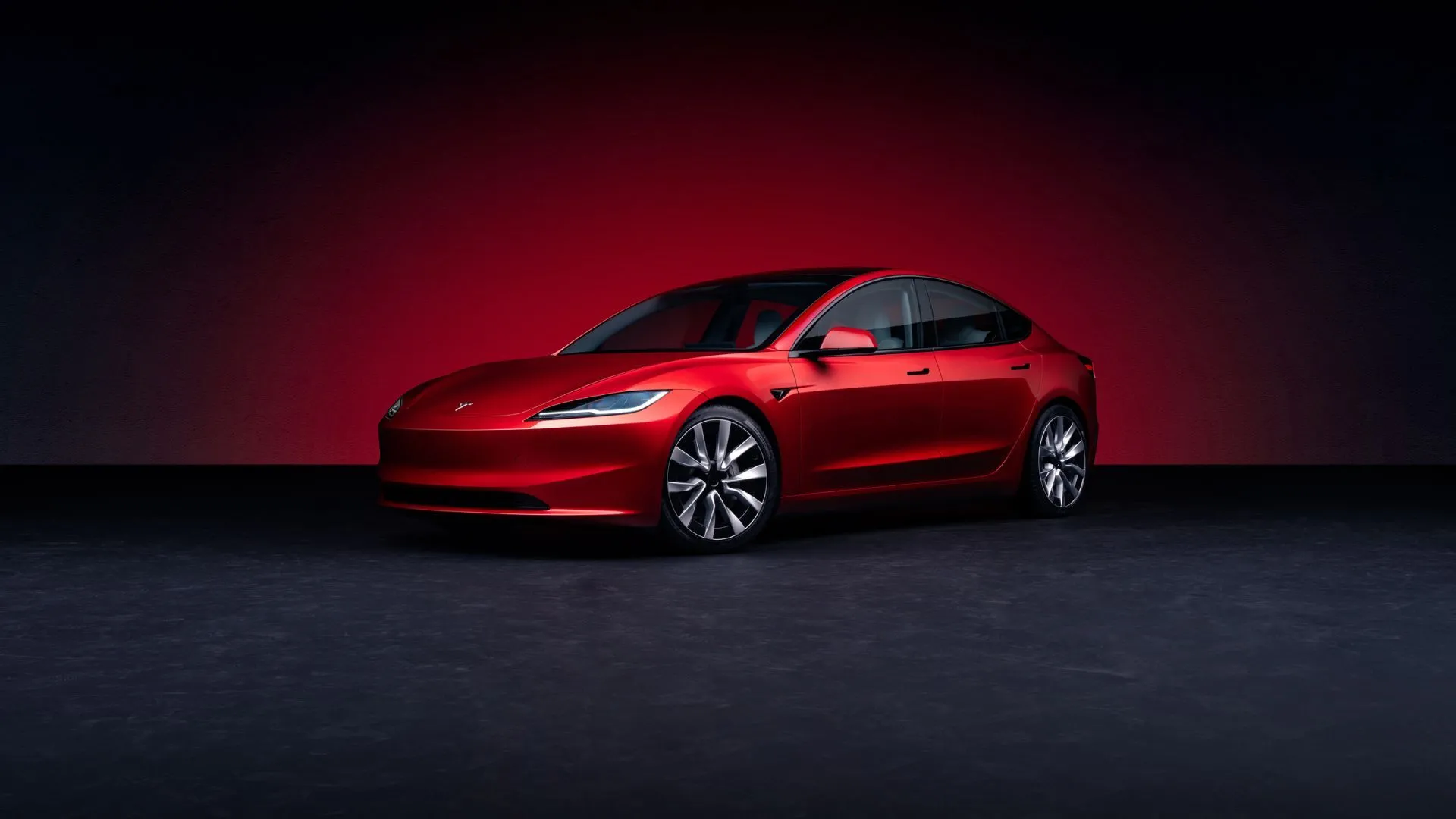 Tesla Model 3 2025 màu đỏ với thiết kế hiện đại, tối giản và hiệu suất vượt trội, một lựa chọn đáng cân nhắc trong phân khúc xe điện.