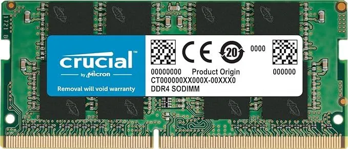 Thanh RAM Crucial 16GB DDR4, 3200MHz CL22